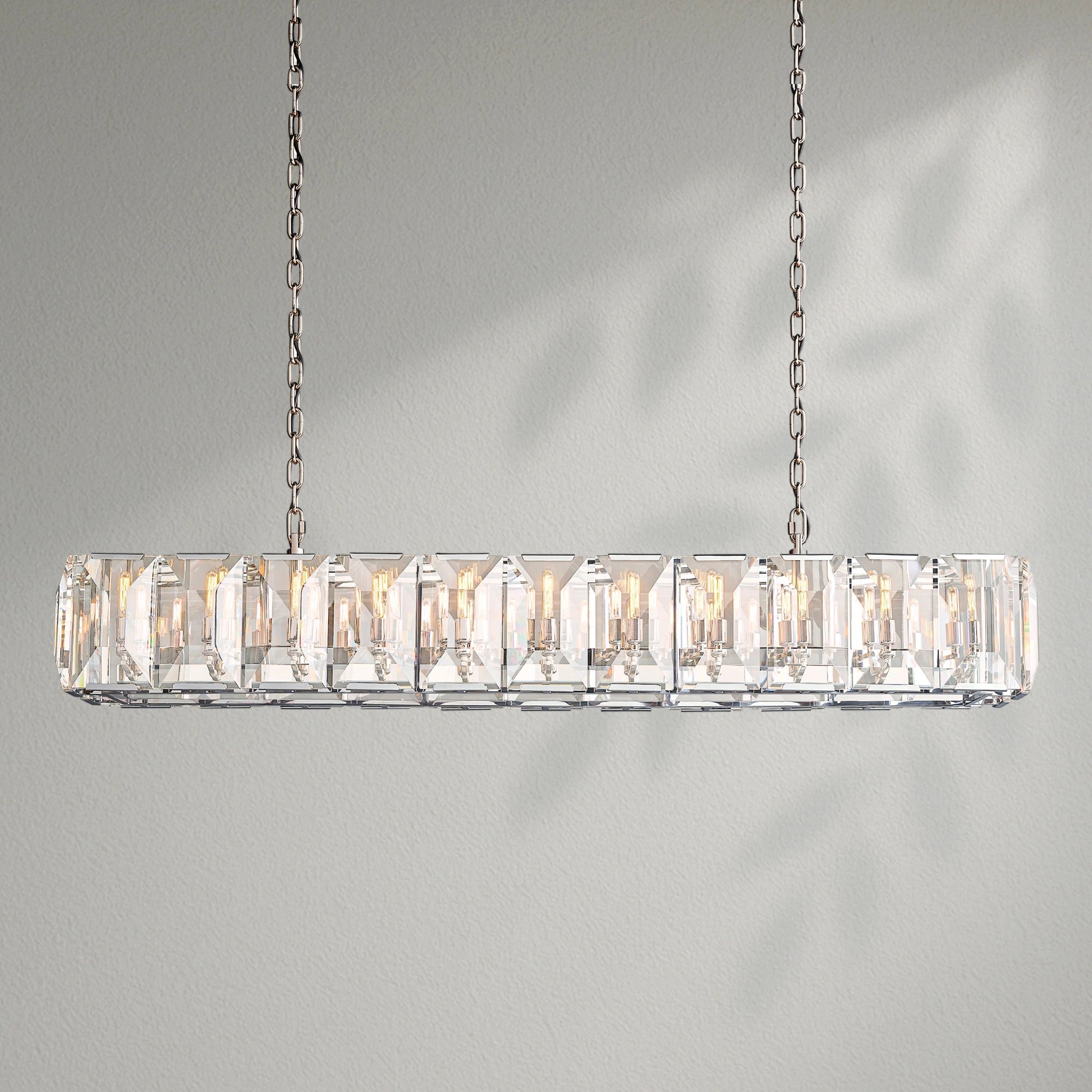 Harlows Crystal Rectangle Chandelier