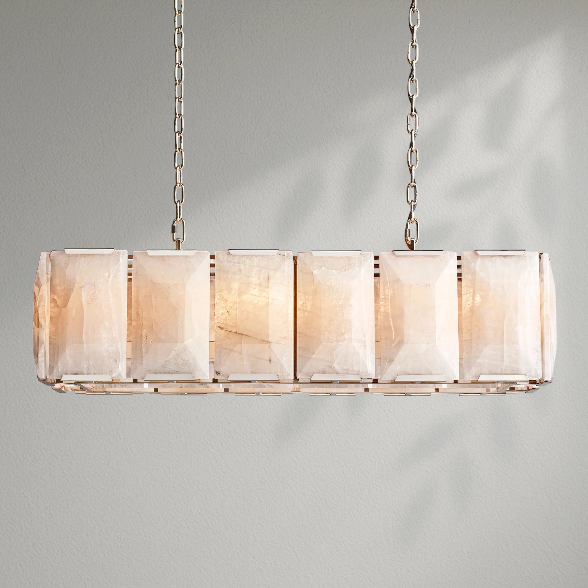 Harlows Calcite Rectangular Chandelier 42"54"62"74"