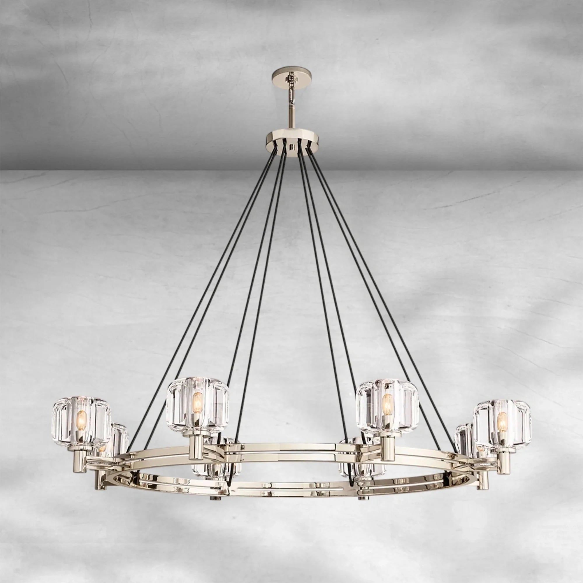 Delume Round Chandelier 36"48"60"