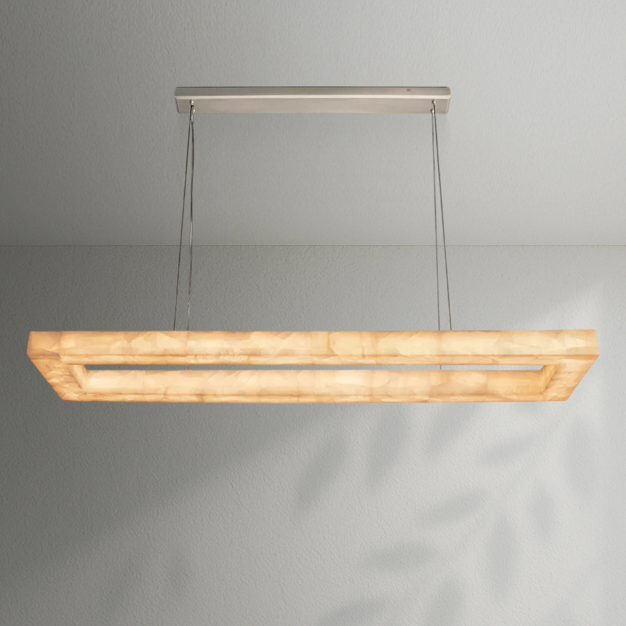 Rivaga Rectangular Calcite Chandelier