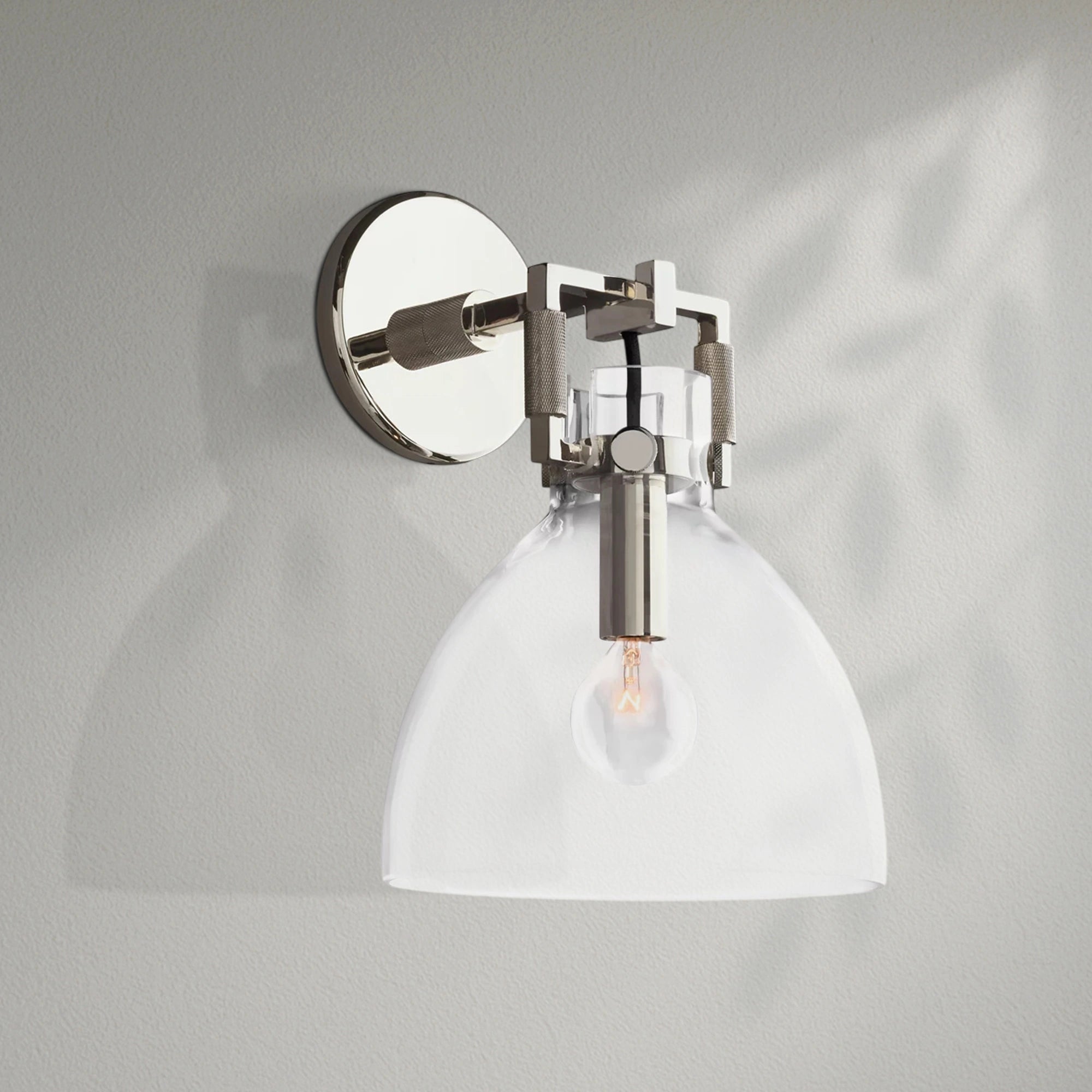 Machinis Glass Cloche Sconce