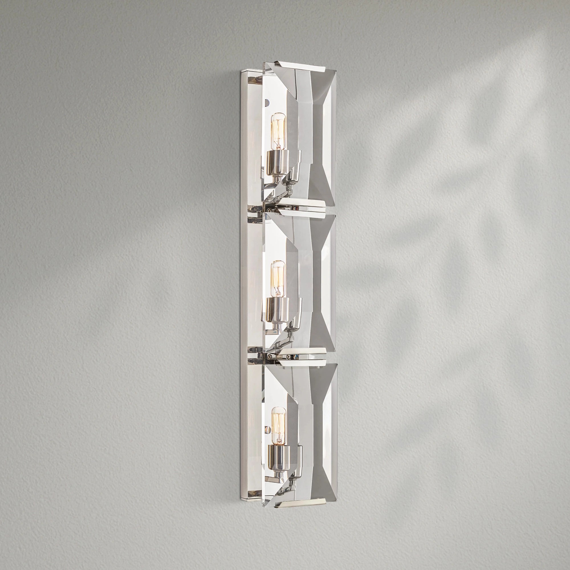 Harlows Crystal Triple Wall Lamp