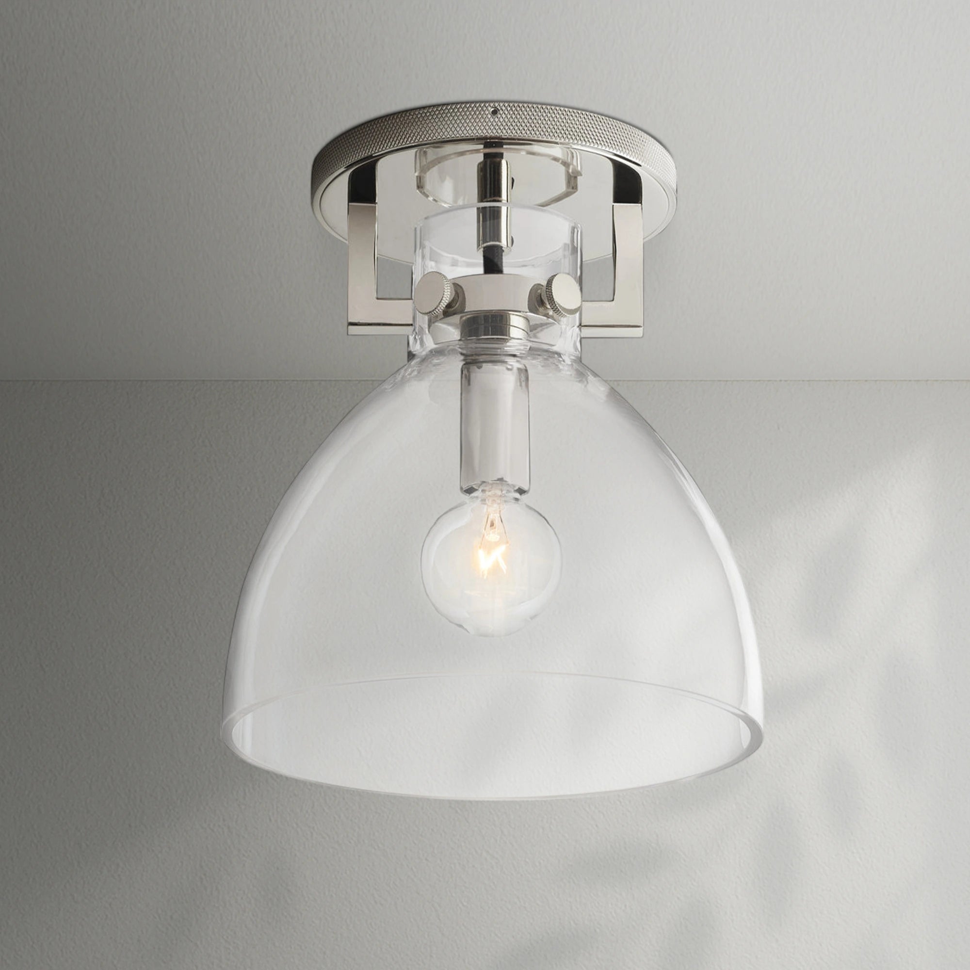 Machinis Glass Flushmount