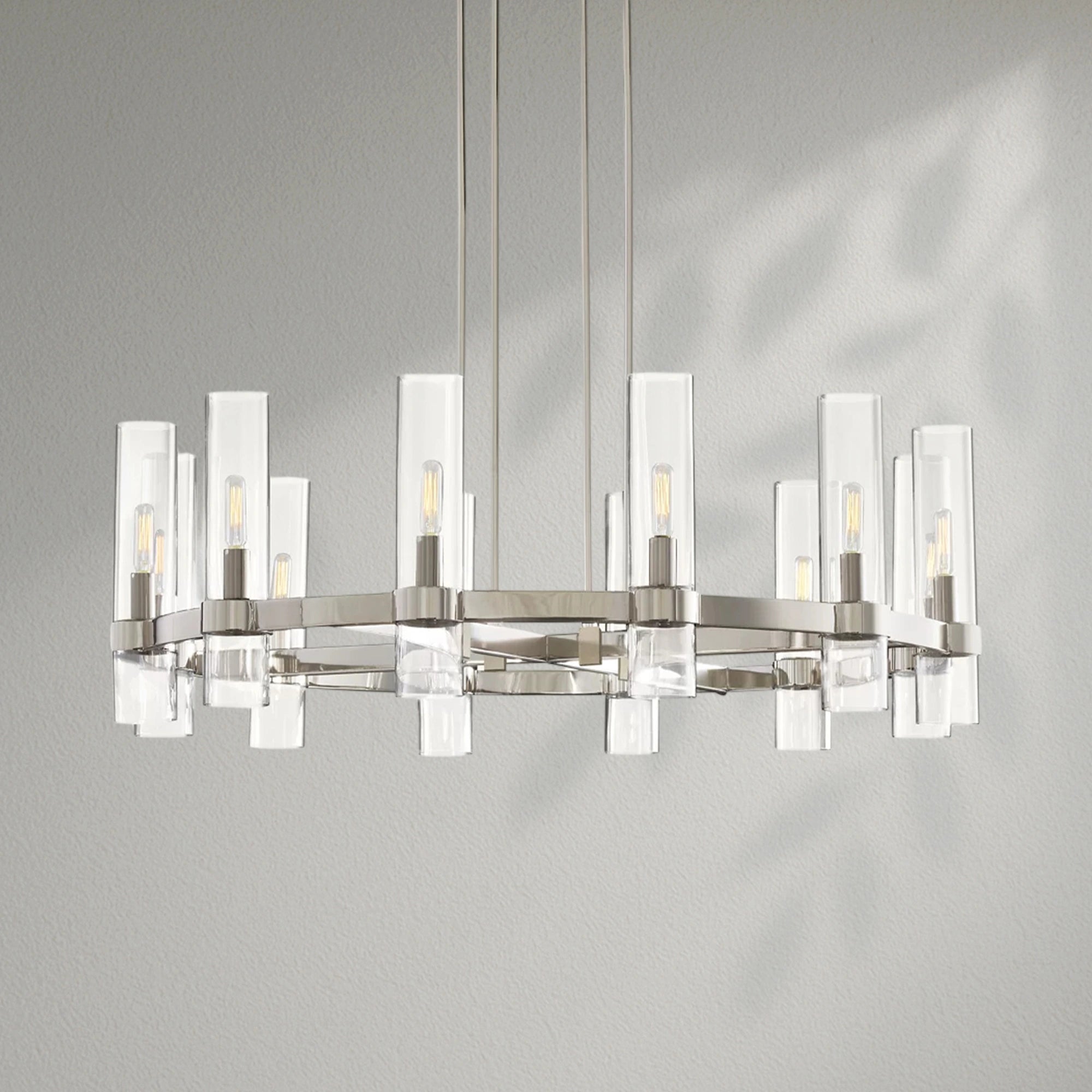 Savelle Glass Round Chandelier