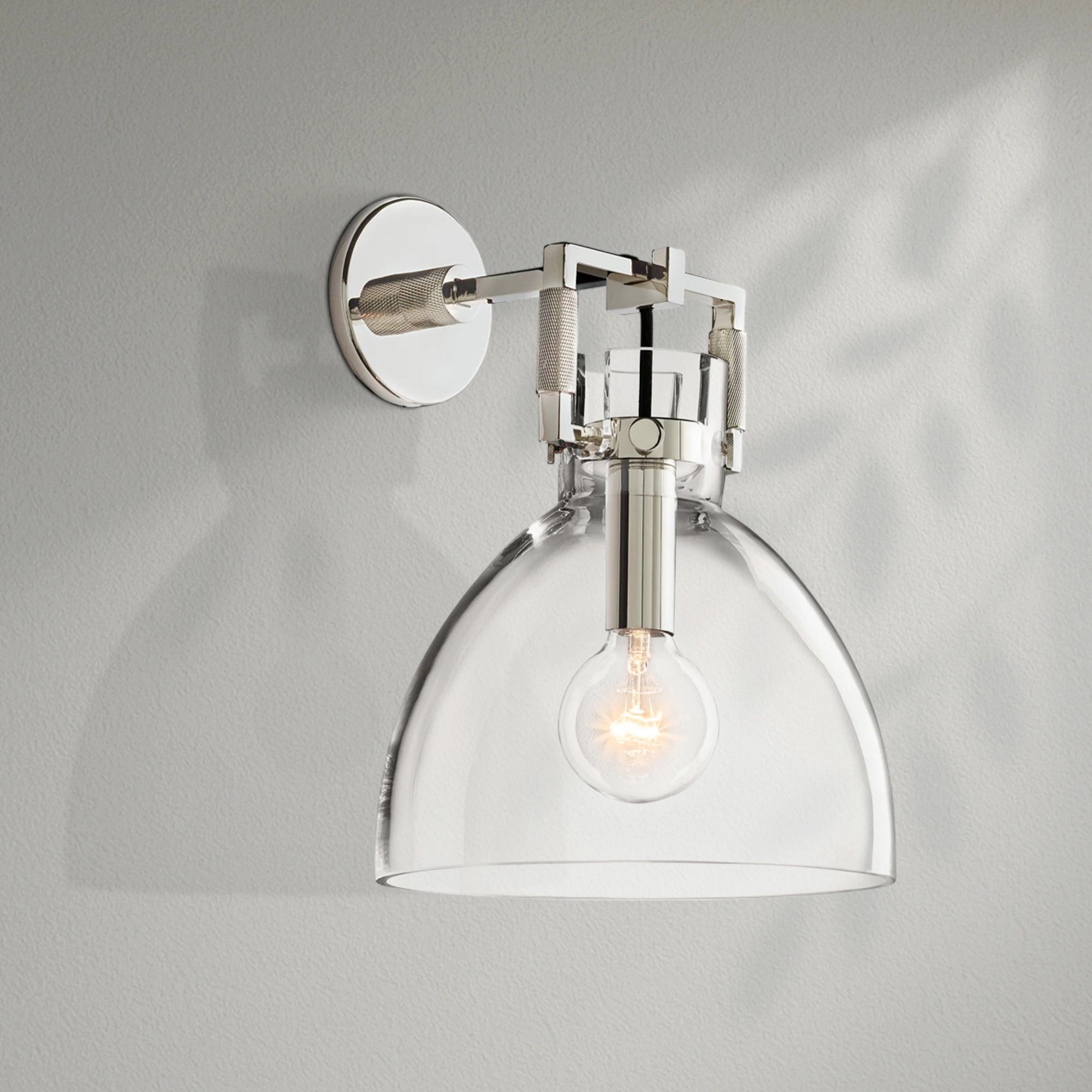 Machinis Glass Cloche Sconce