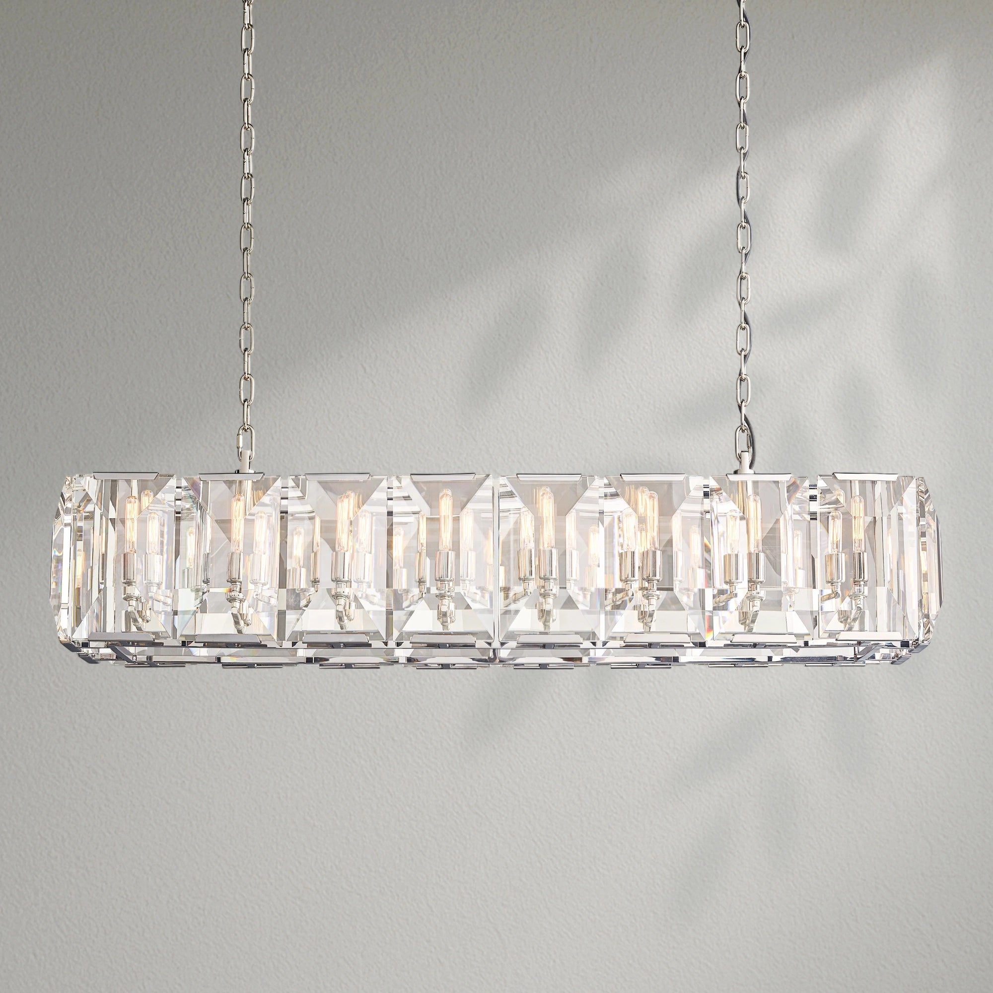 Harlows Crystal Rectangle Chandelier