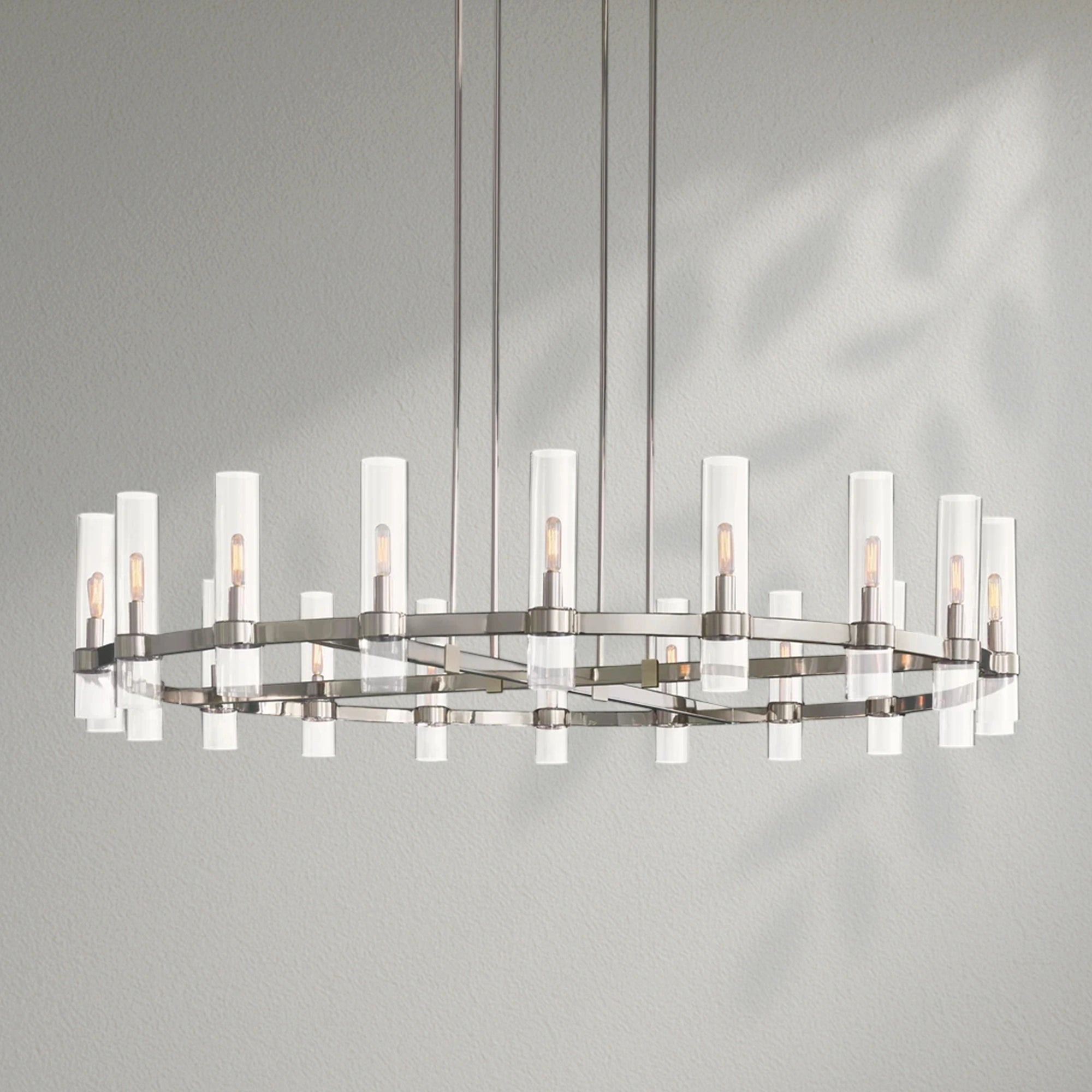 Savelle Glass Round Chandelier