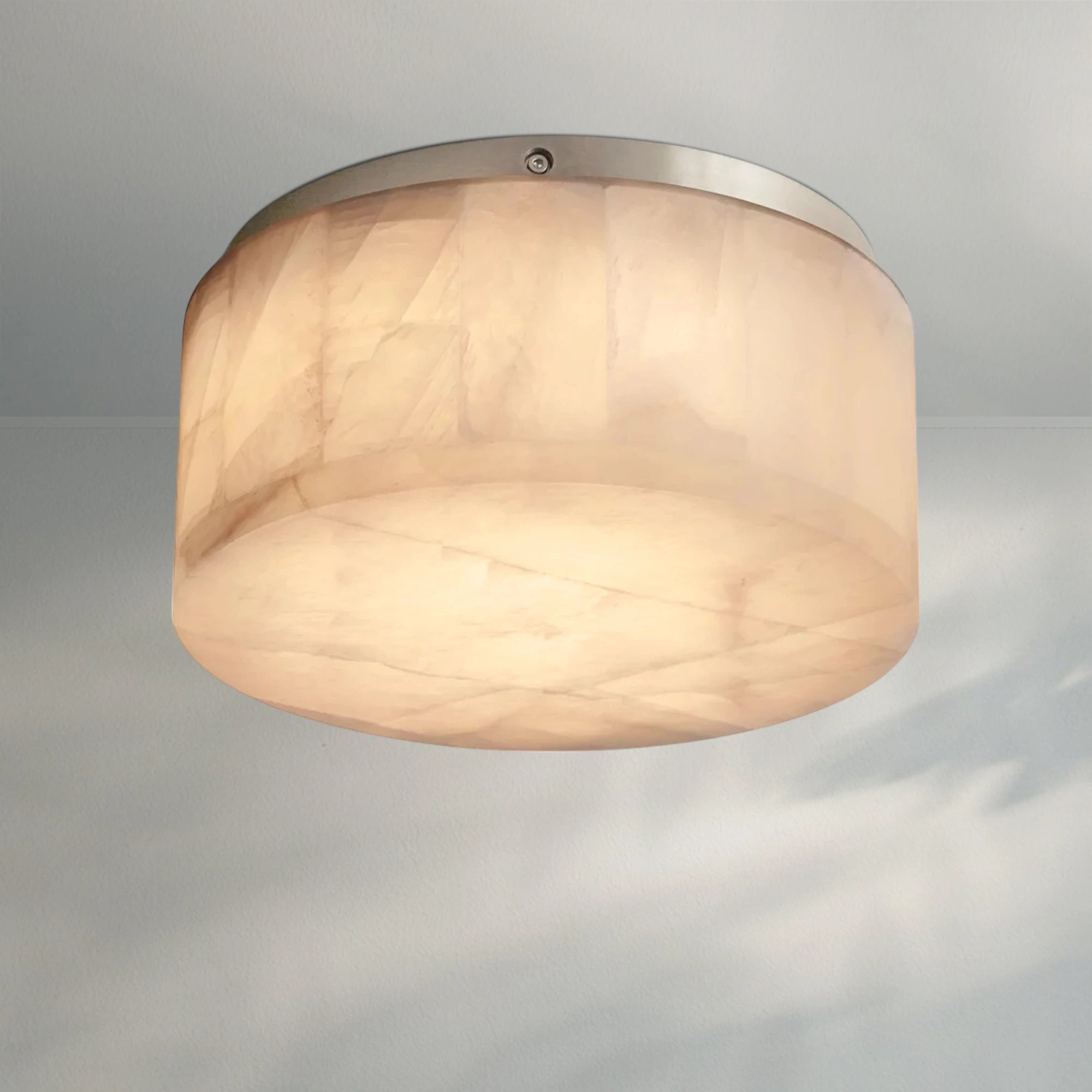 Rivaga Calcite Round Flushmount