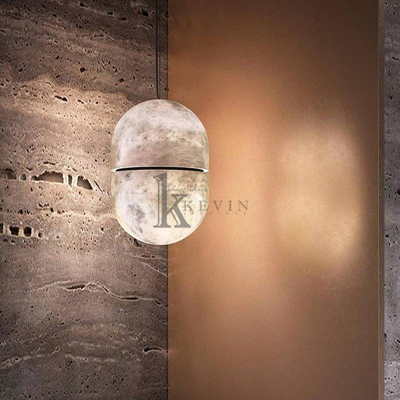 Koltin Alabaster Symmetry Pendant Light, Island Mini Pendant Light Luster Gaze