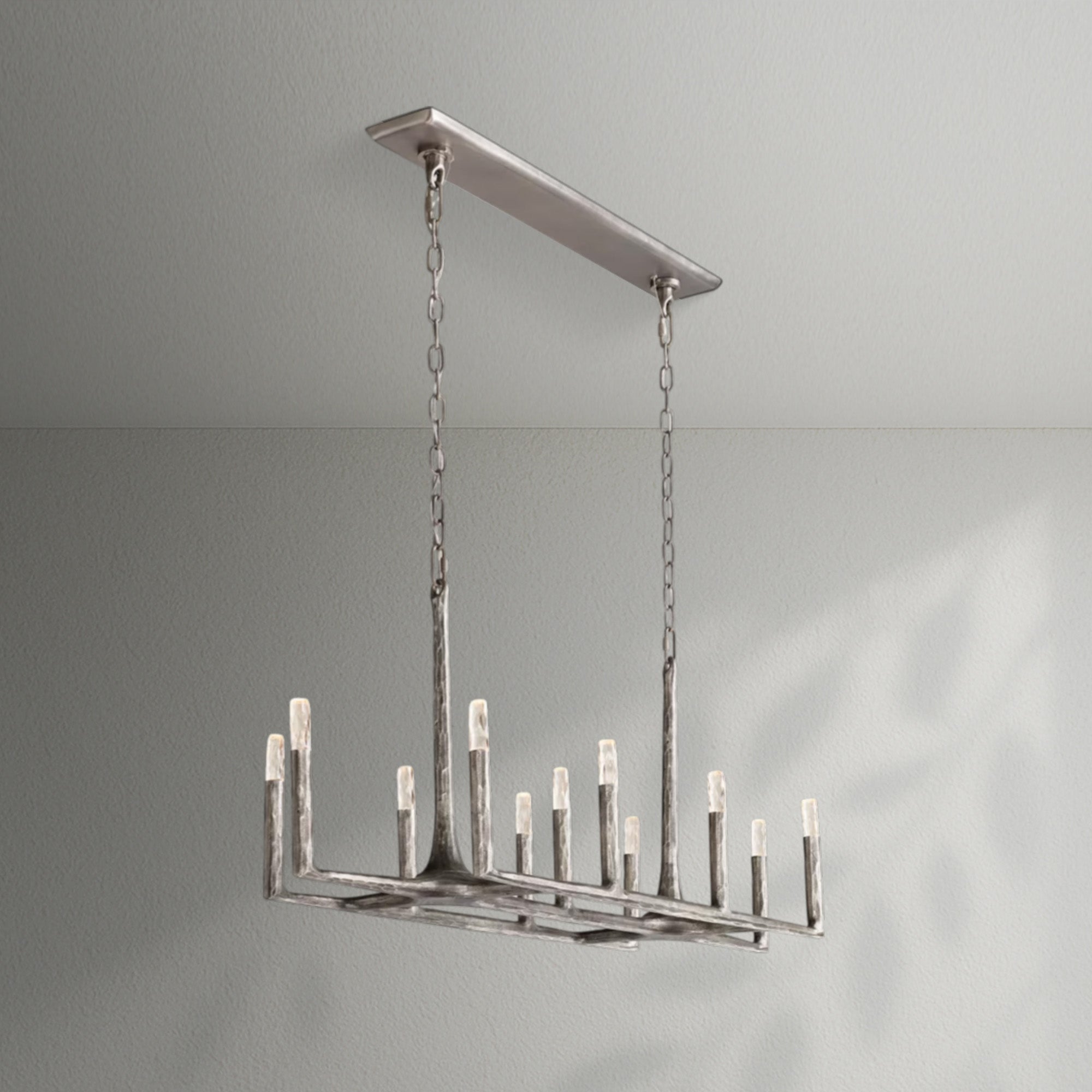 Thaddeos Forged Linear Chandelier