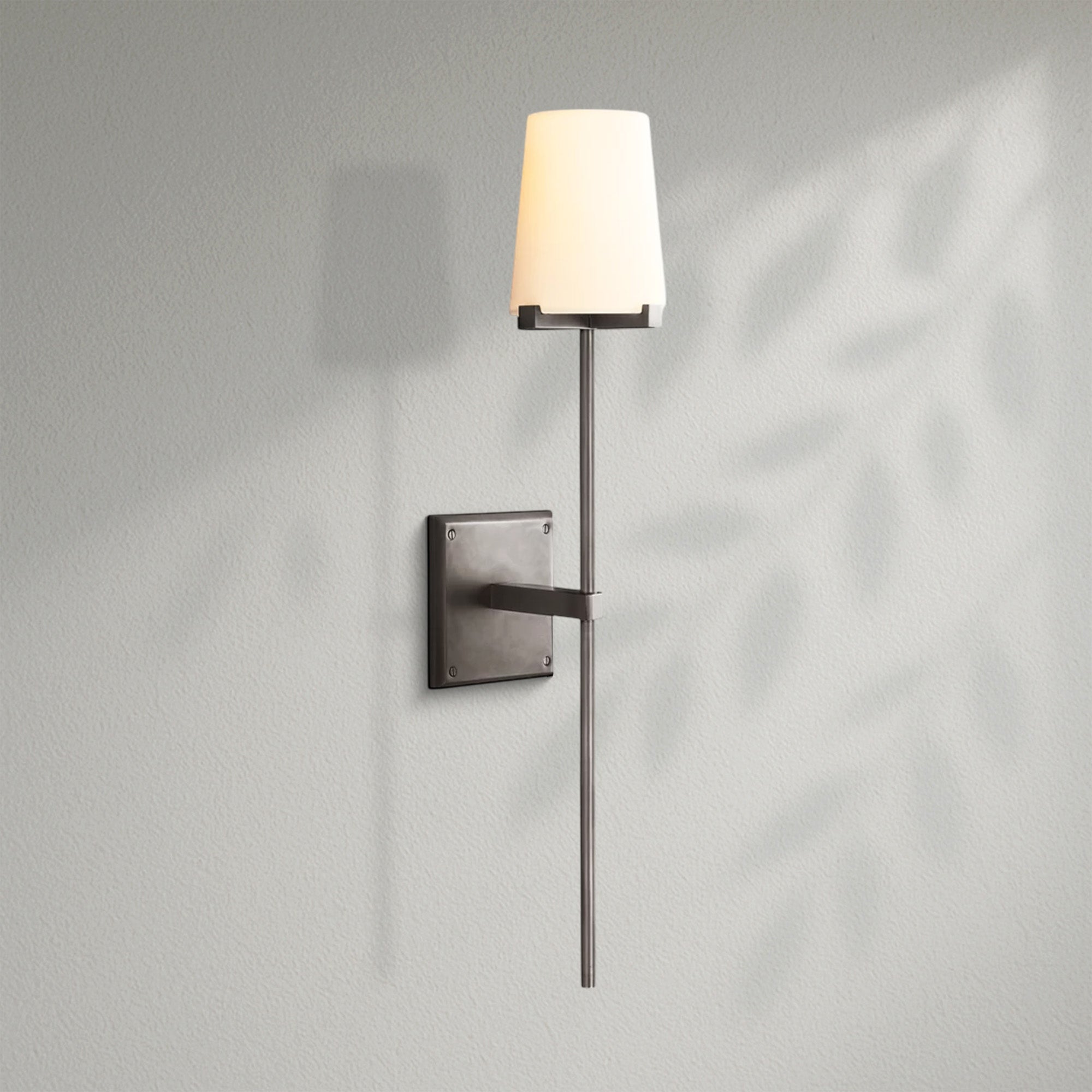 Pauillec Fabric Shade Torch Sconce