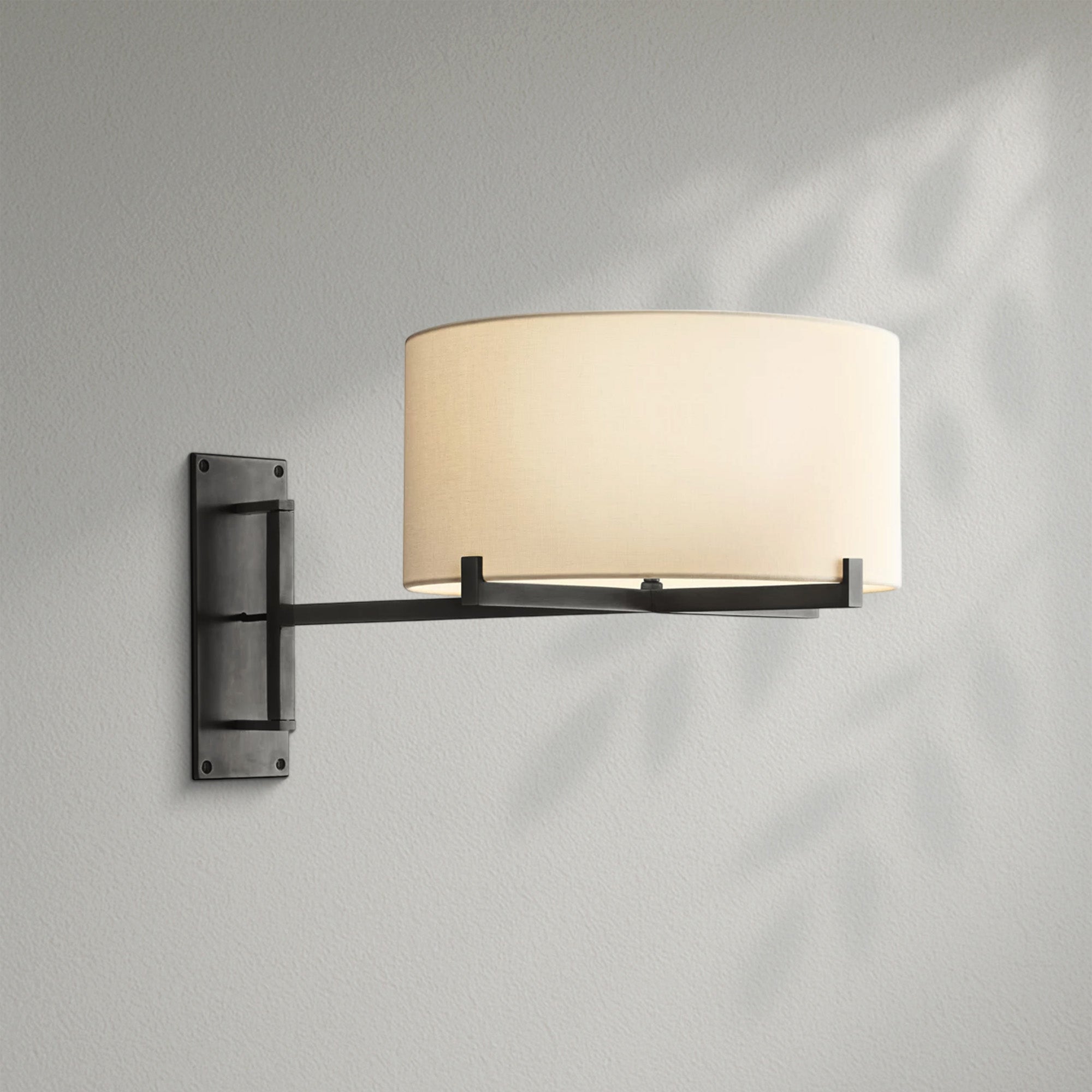 Pauillec Drum Shade Swing-Arm Sconce