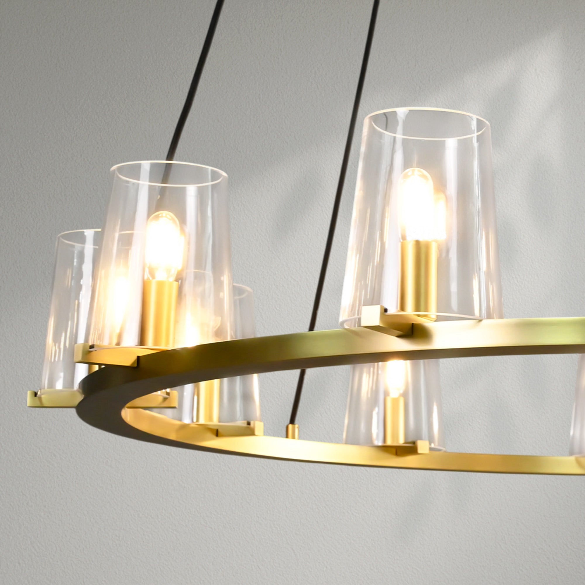 Pauillec Glass Round Chandelier