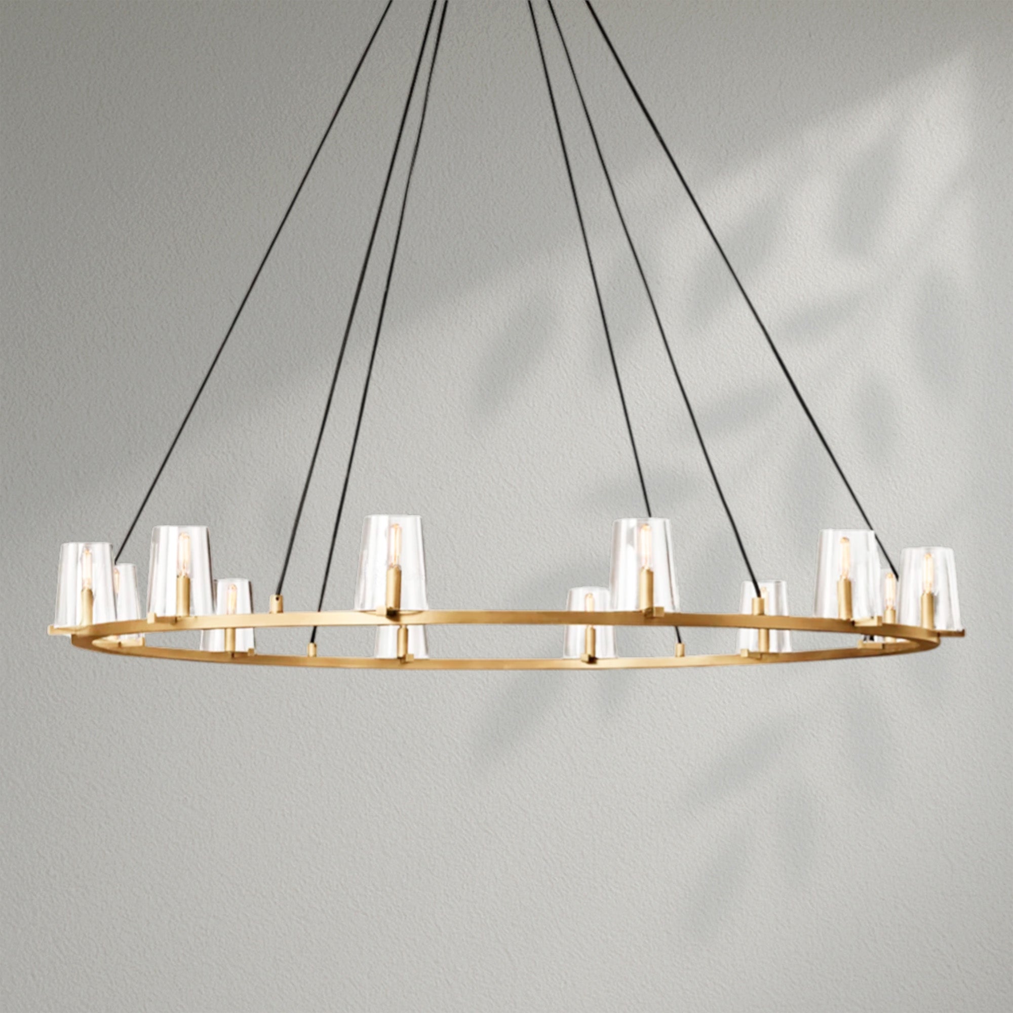 Pauillec Glass Round Chandelier