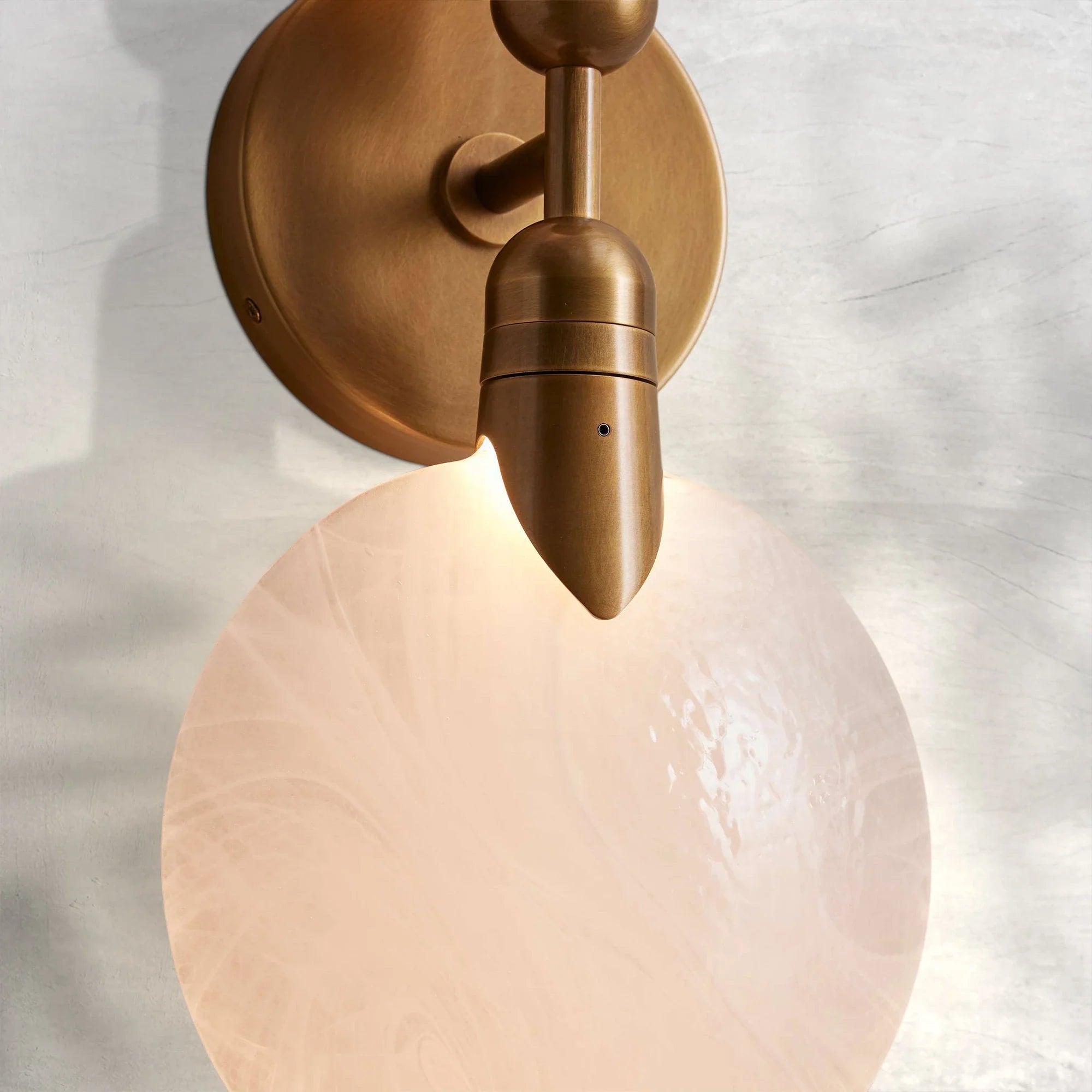 Luster Gaze Petal Bloom Double Sconce - Background Shot