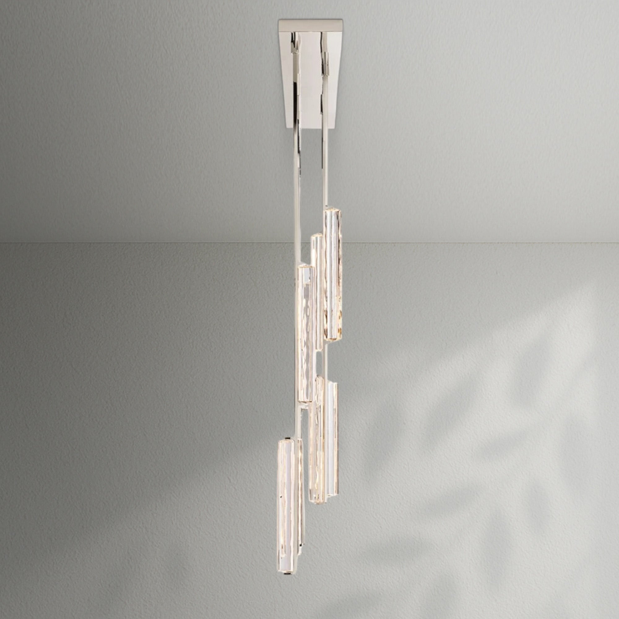 Aedubon Crystal Linear Chandelier 54"
