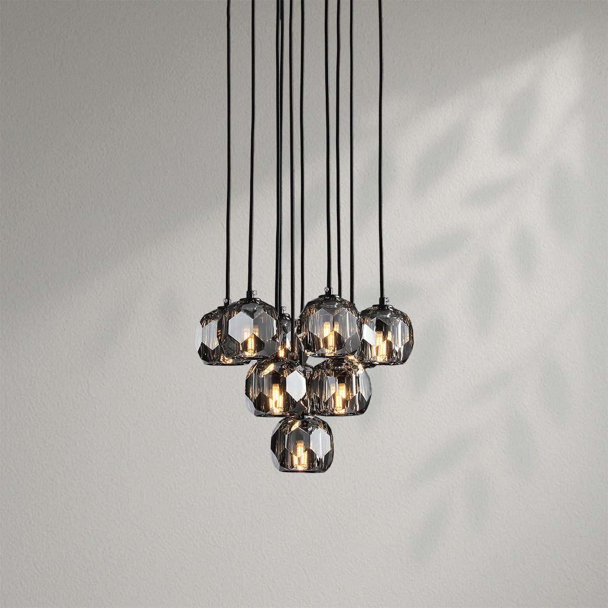 Boule Do Crystal Cluster Round Chandelier