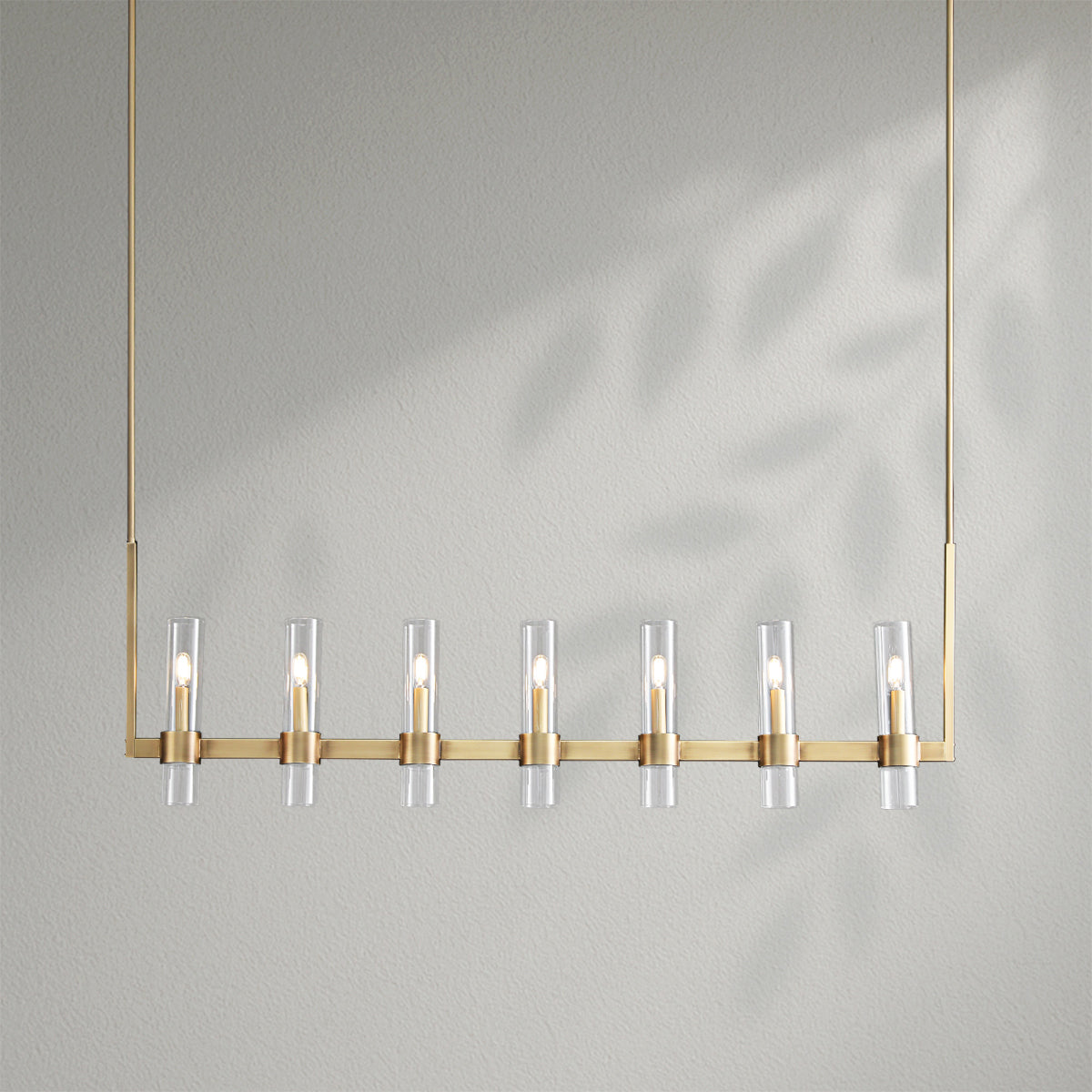 Savelle Glass Linear Chandelier