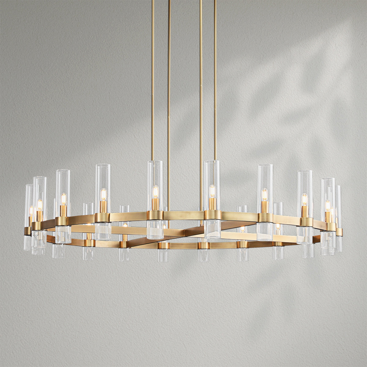 Savelle Glass Round Chandelier