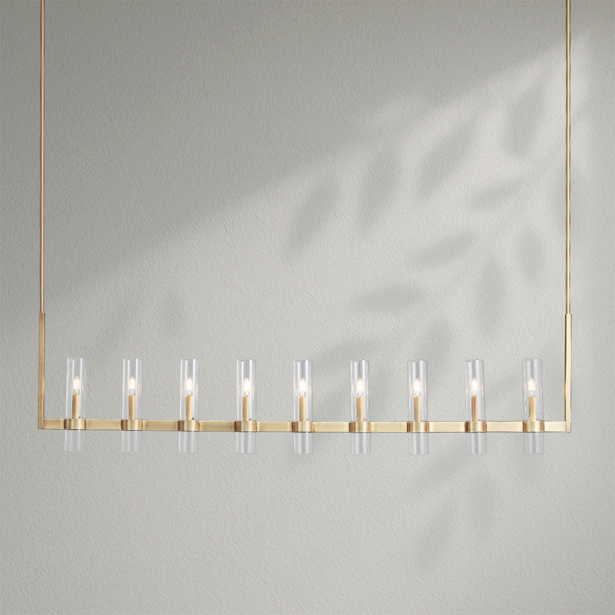 Savelle Glass Linear Chandelier