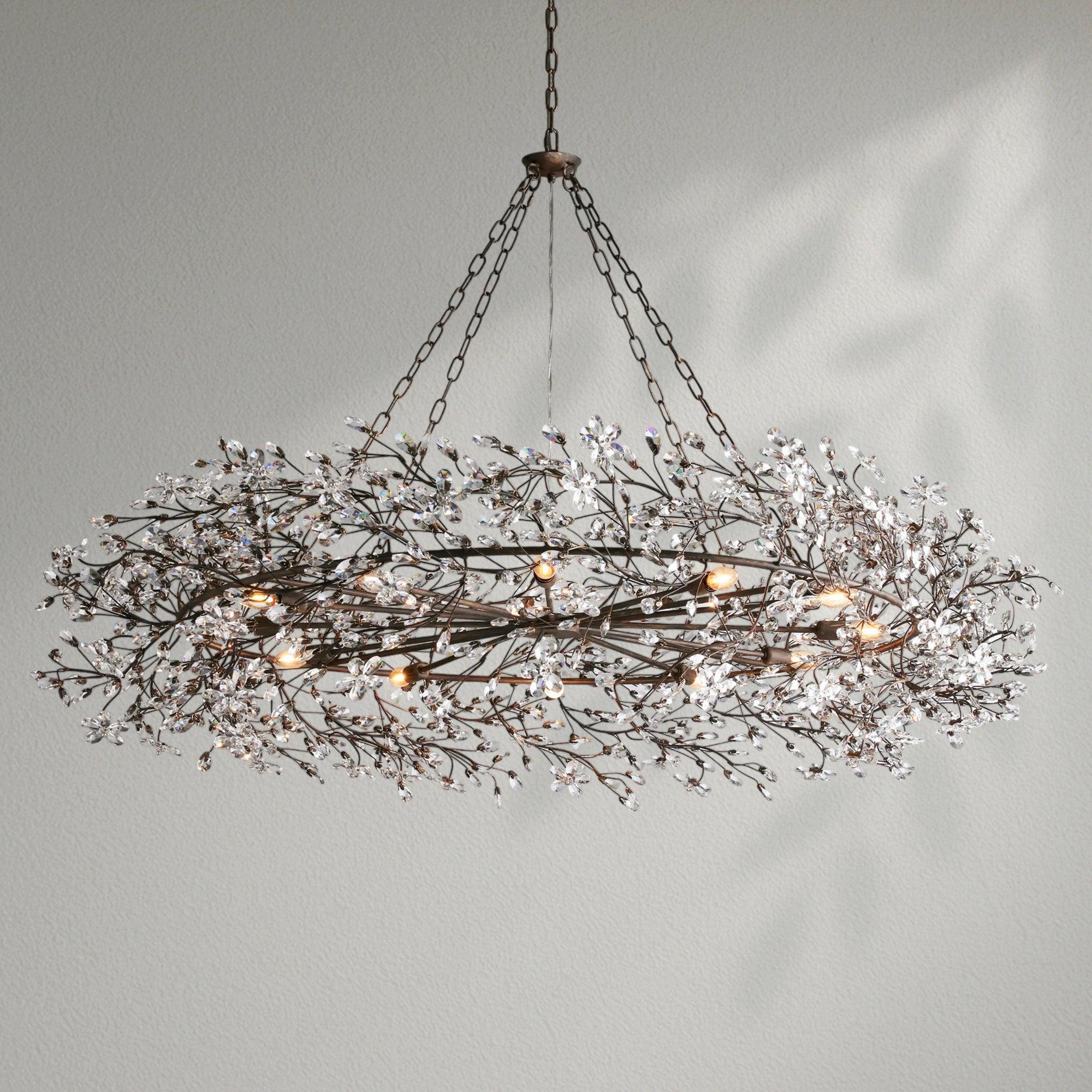 Fioresy Crown Chandelier 39" 48" 60"