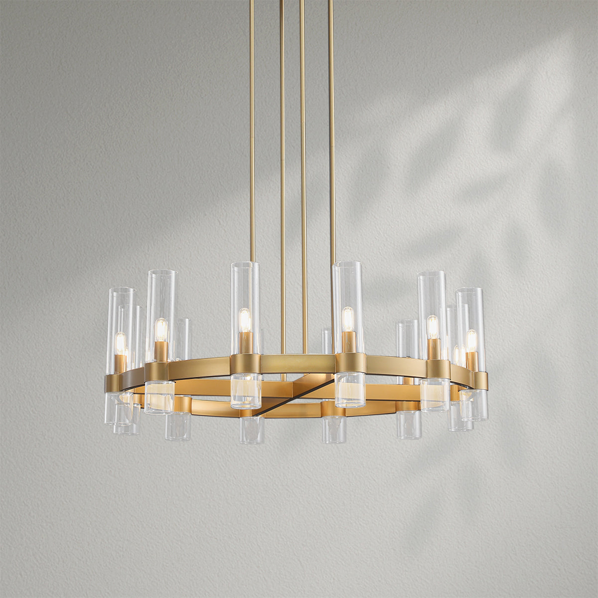 Savelle Glass Round Chandelier