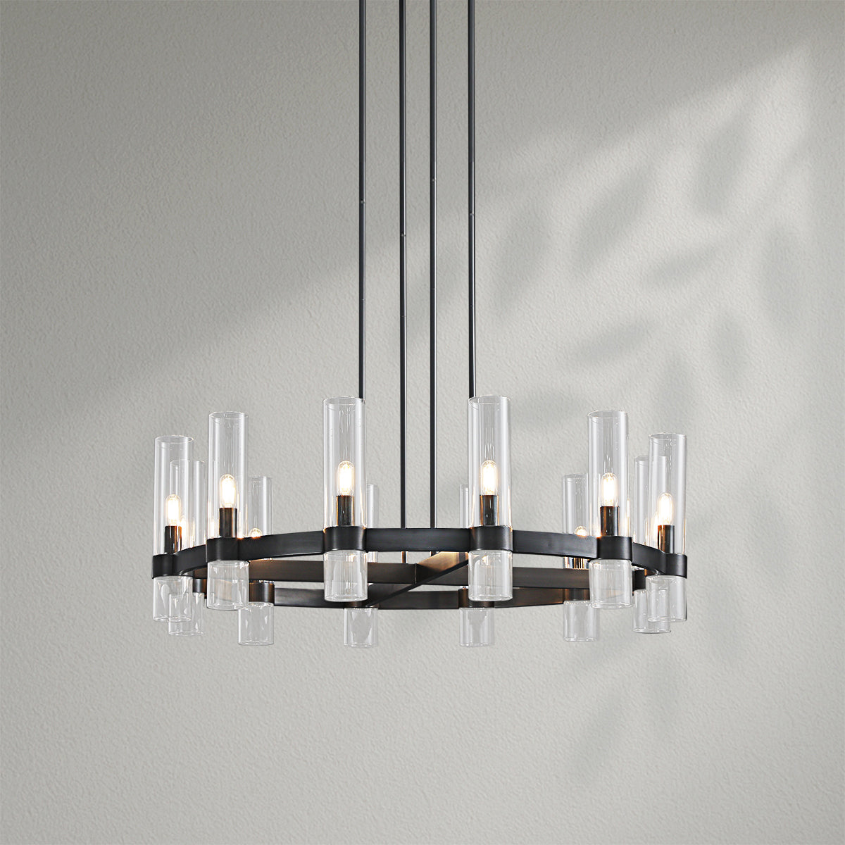 Savelle Glass Round Chandelier