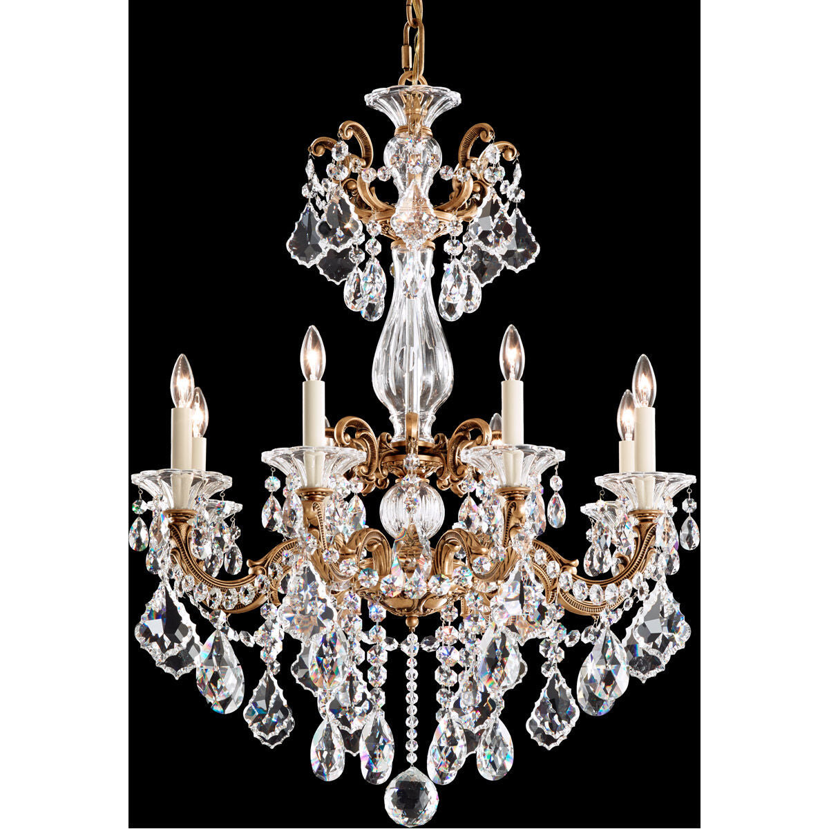 Luster Gaze Regal Bloom Grand Chandelier - Background Shot