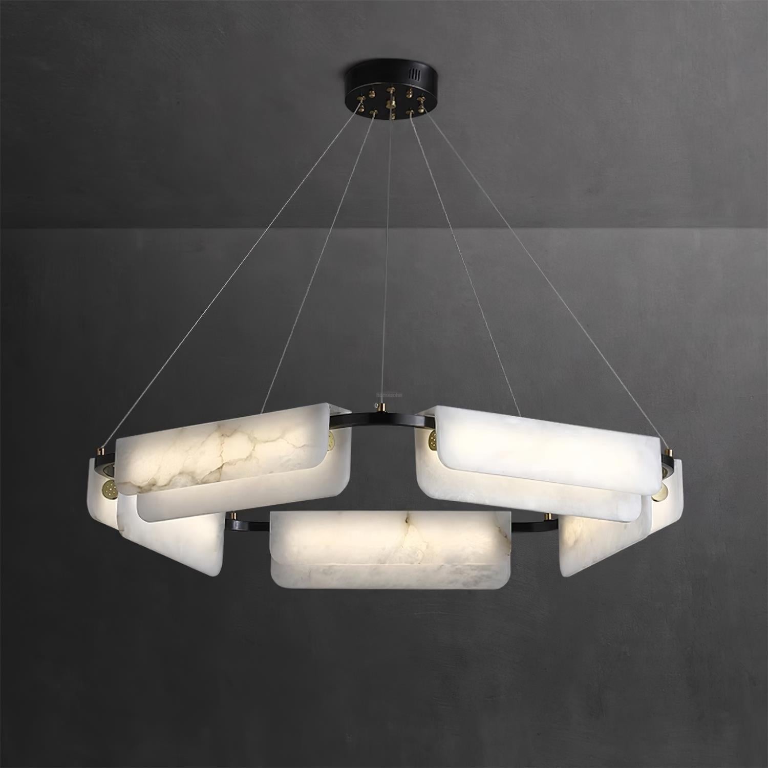 Delia Alabaster Chandelier 23.6''31.5''