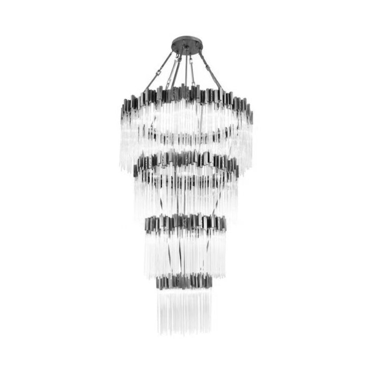 Luster Gaze Grand Radiance Multi-Tiered Round Chandelier - Background Shot