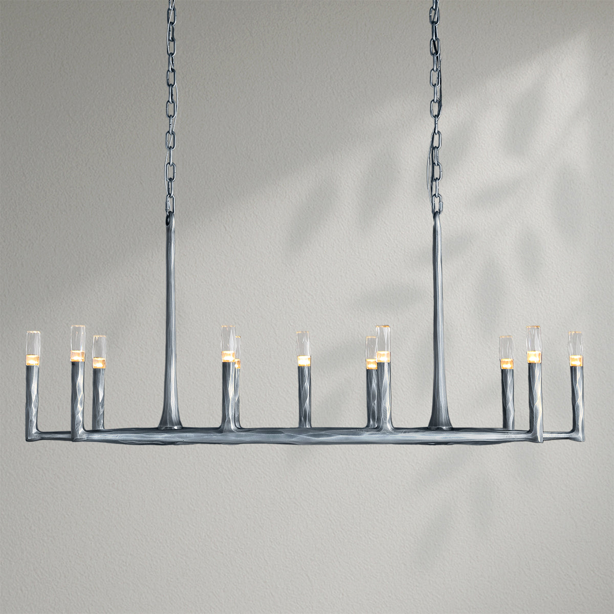 Thaddeos Forged Linear Chandelier