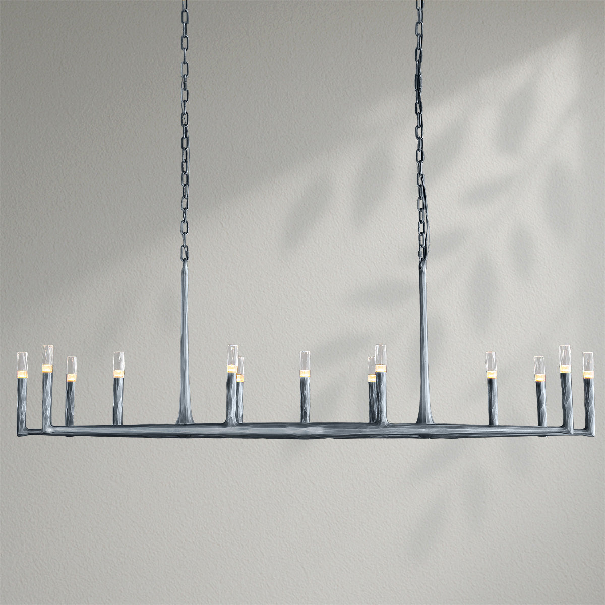 Thaddeos Forged Linear Chandelier