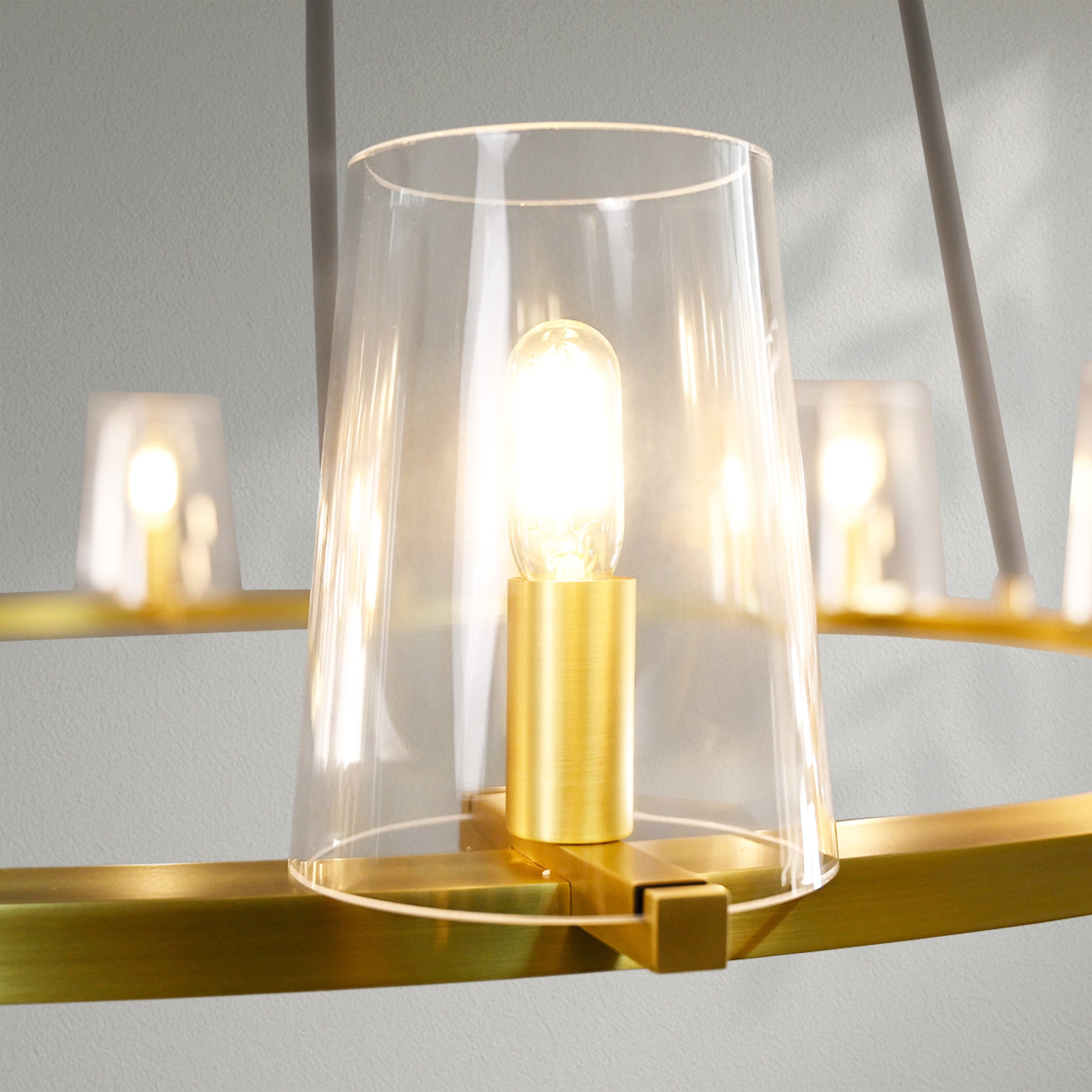 Pauillec Glass Round Chandelier
