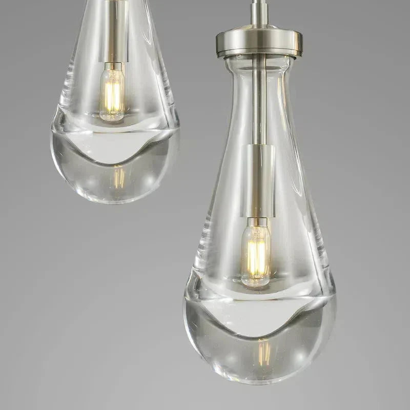 Raindrop Linear Chandelier 5-Light 36''