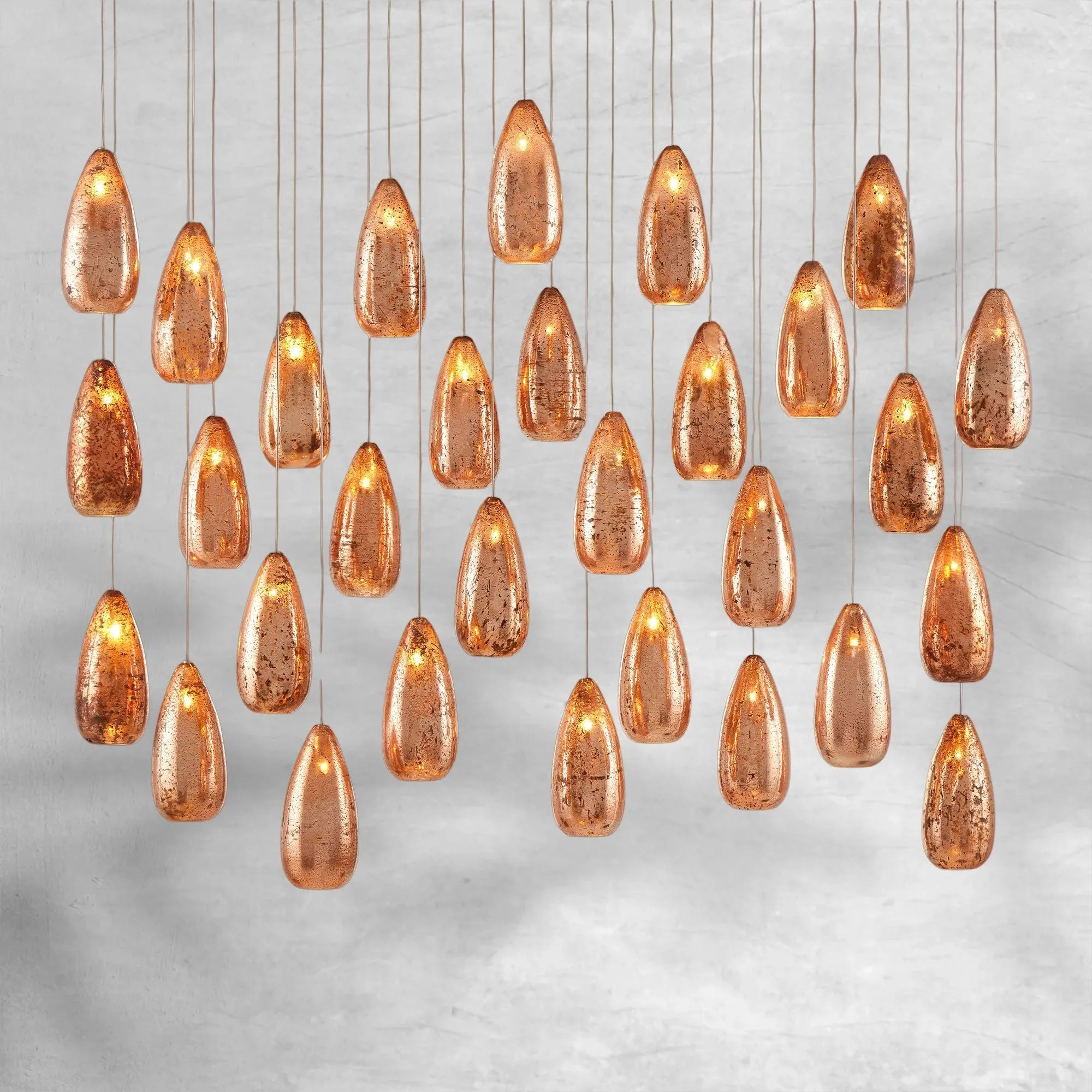 Edda Raindrop Linear Chandelier
