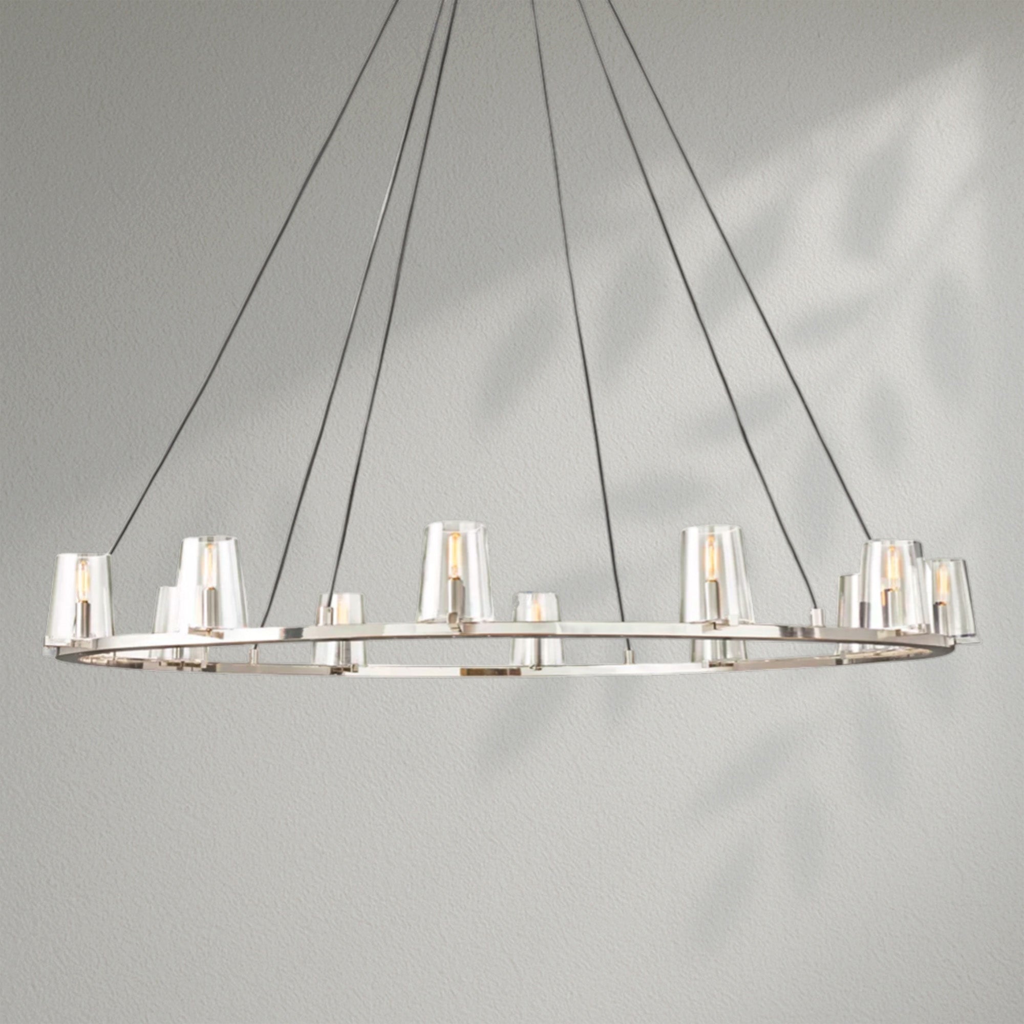 Pauillec Glass Round Chandelier