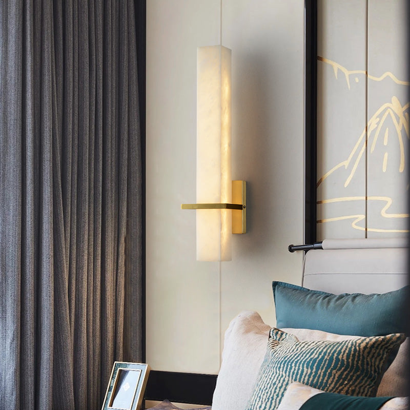 Serene Alabaster Linear Sconce chandeliers for dining room,chandeliers for stairways,chandeliers for foyer,chandeliers for bedrooms,chandeliers for kitchen,chandeliers for living room Luster Gaze