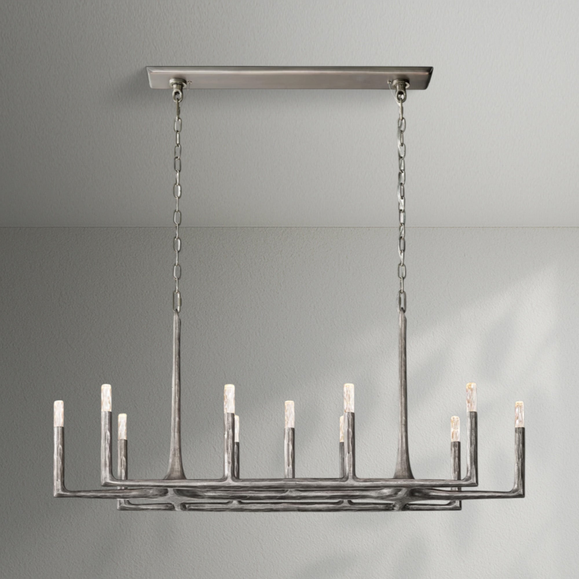 Thaddeos Forged Linear Chandelier