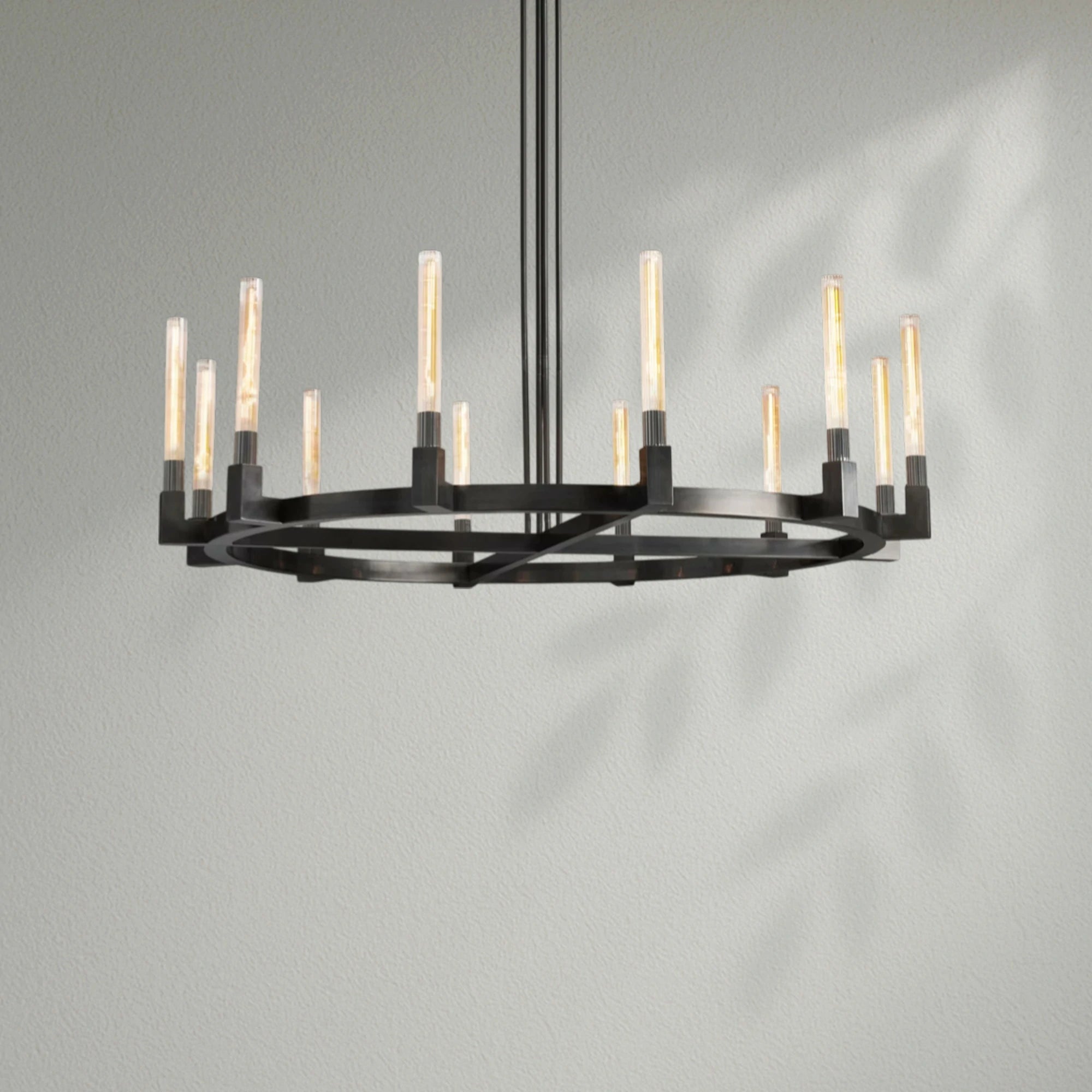 Cannelo Glass Round Chandelier