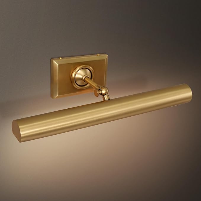 Luster Gaze Gallery Refined Brass Picture Light - Background Shot