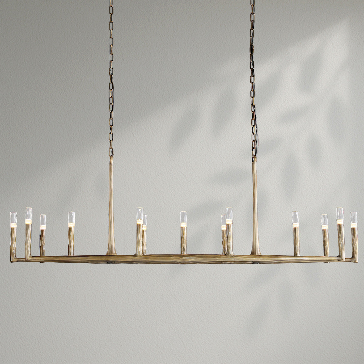 Thaddeos Forged Linear Chandelier