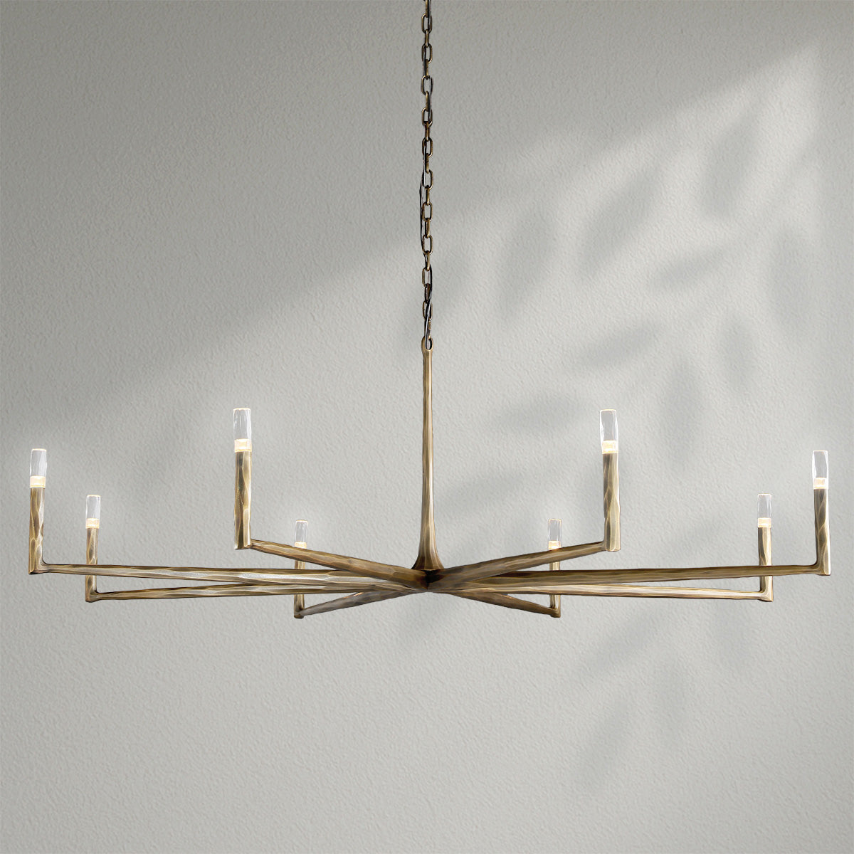 Thaddeos Forged Round Chandelier