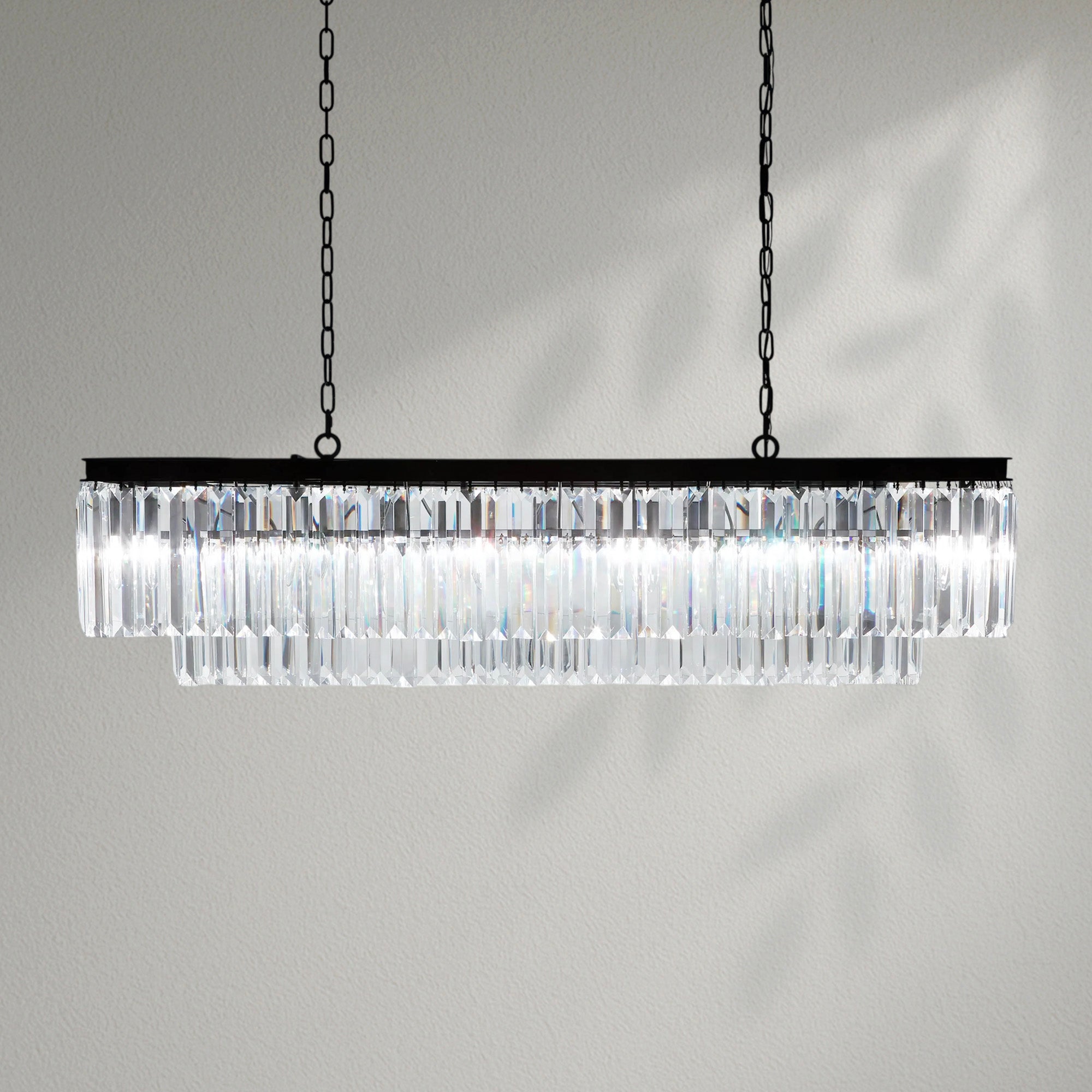 Laylind Tiered Rectangular Chandelier