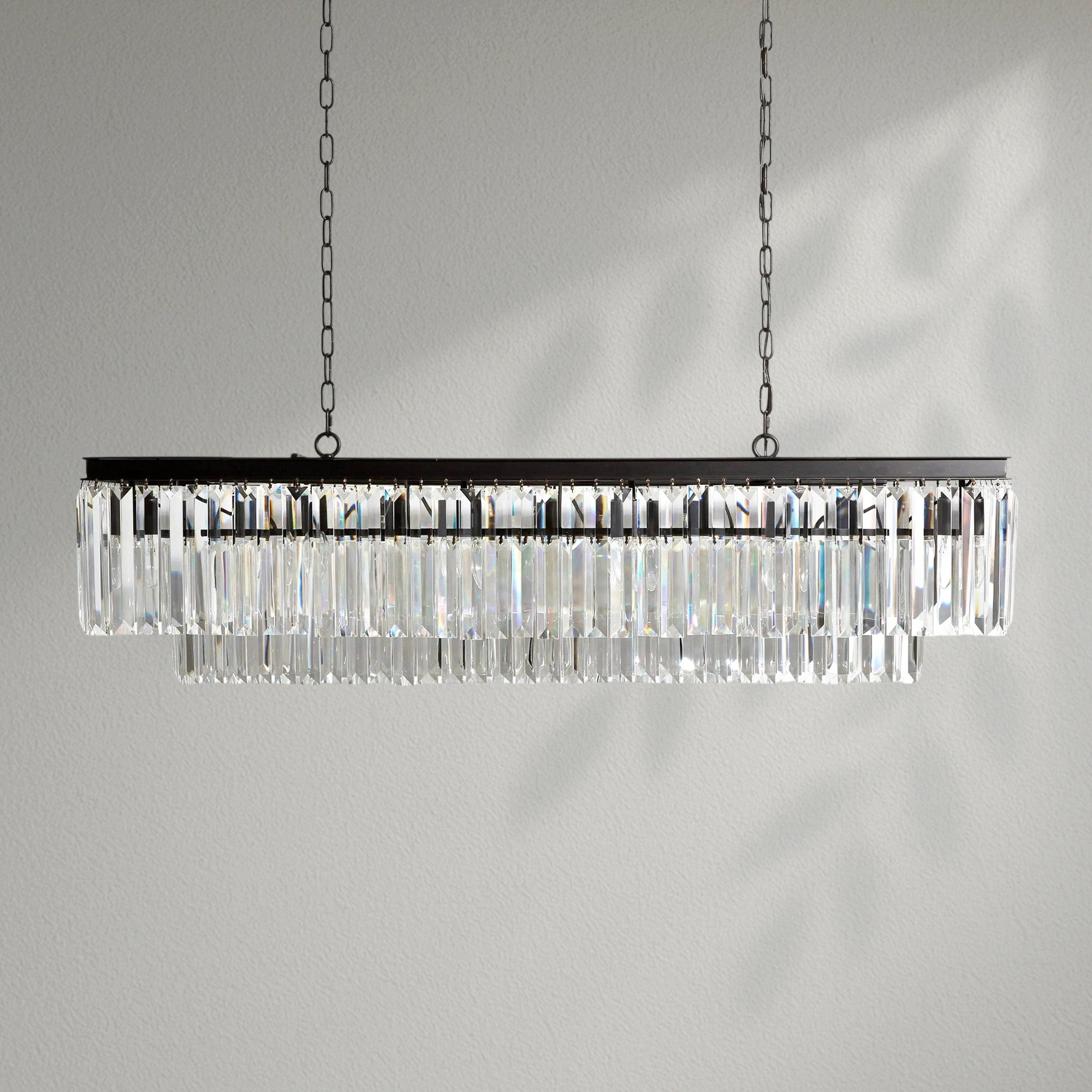 Laylind Tiered Rectangular Chandelier