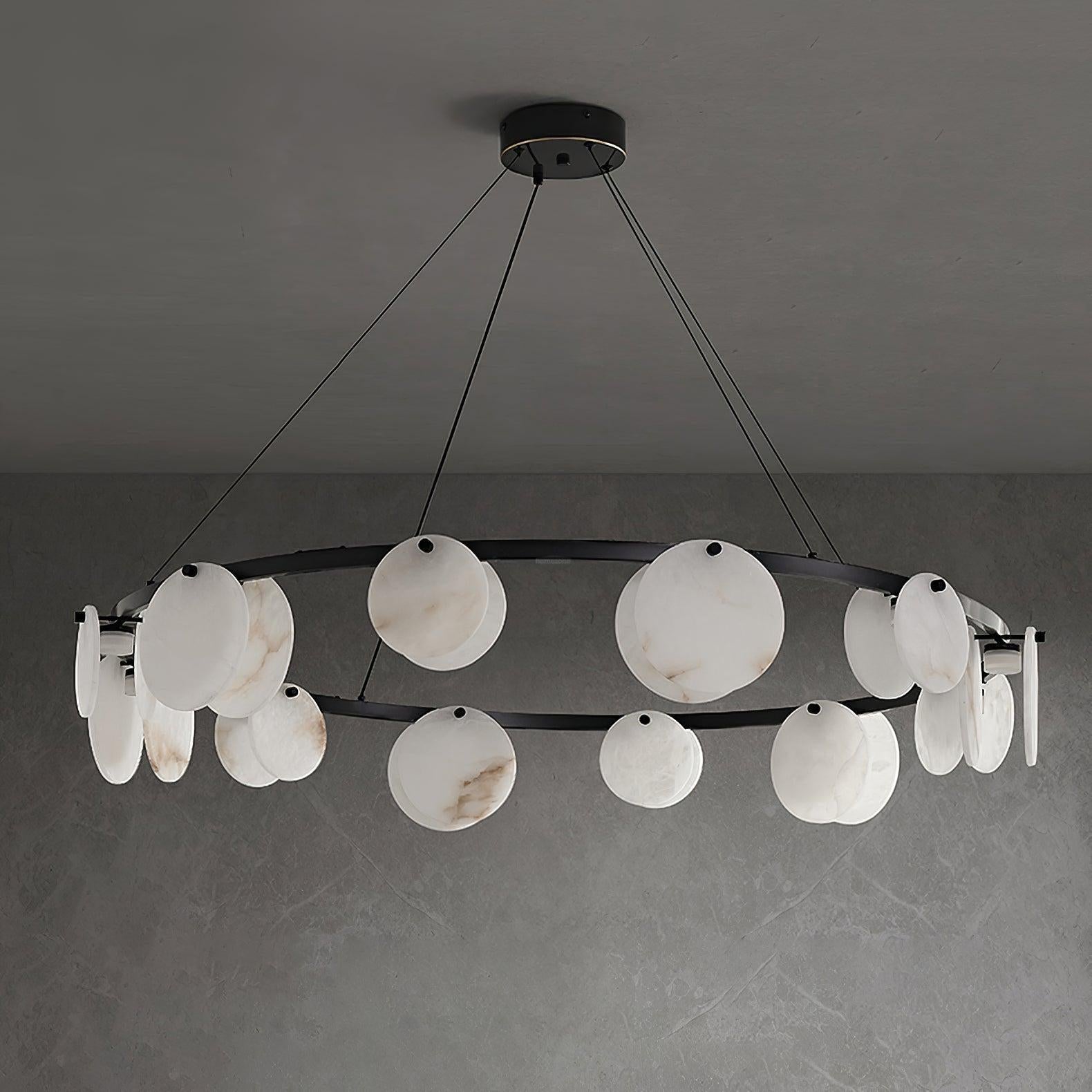 Trinidad Alabaster Chandelier with 8/10 heads