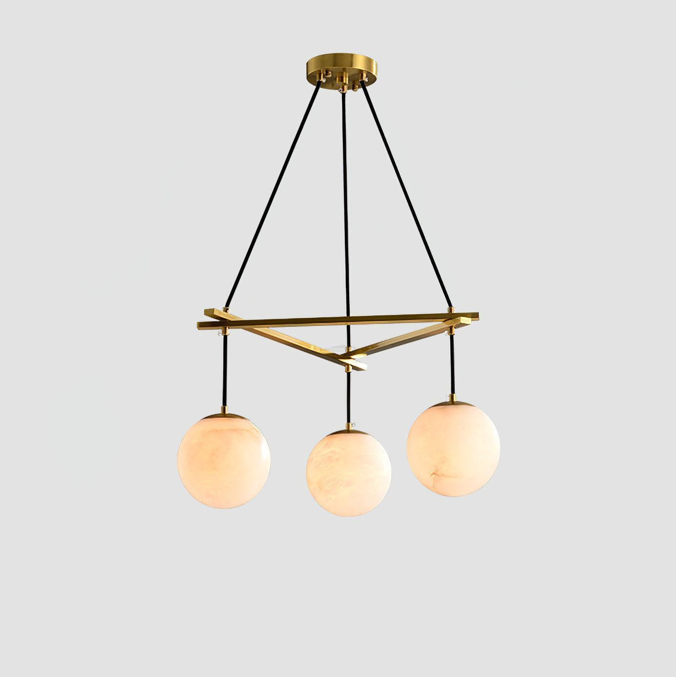 Miira Alabaster Chandelier with 3/6/8 heads
