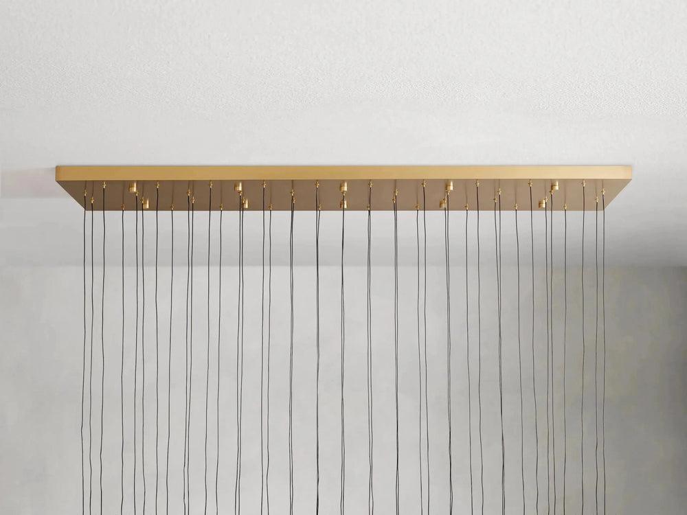 Soltairen Linear Chandelier 37"W