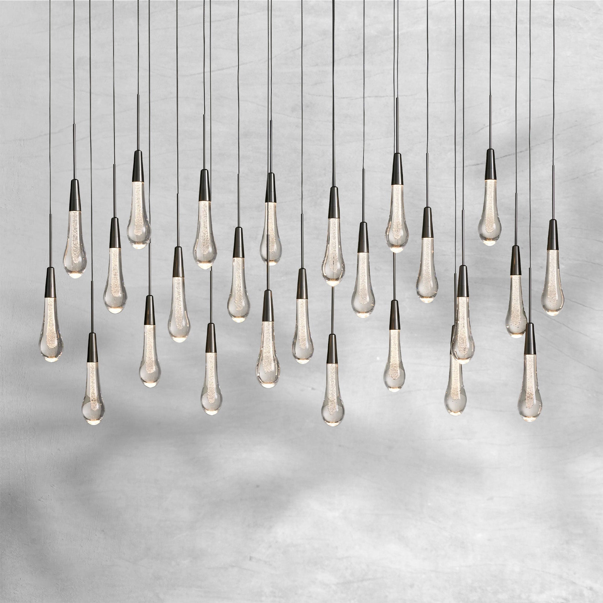 Soltaire Linear Chandelier 37"50"70"