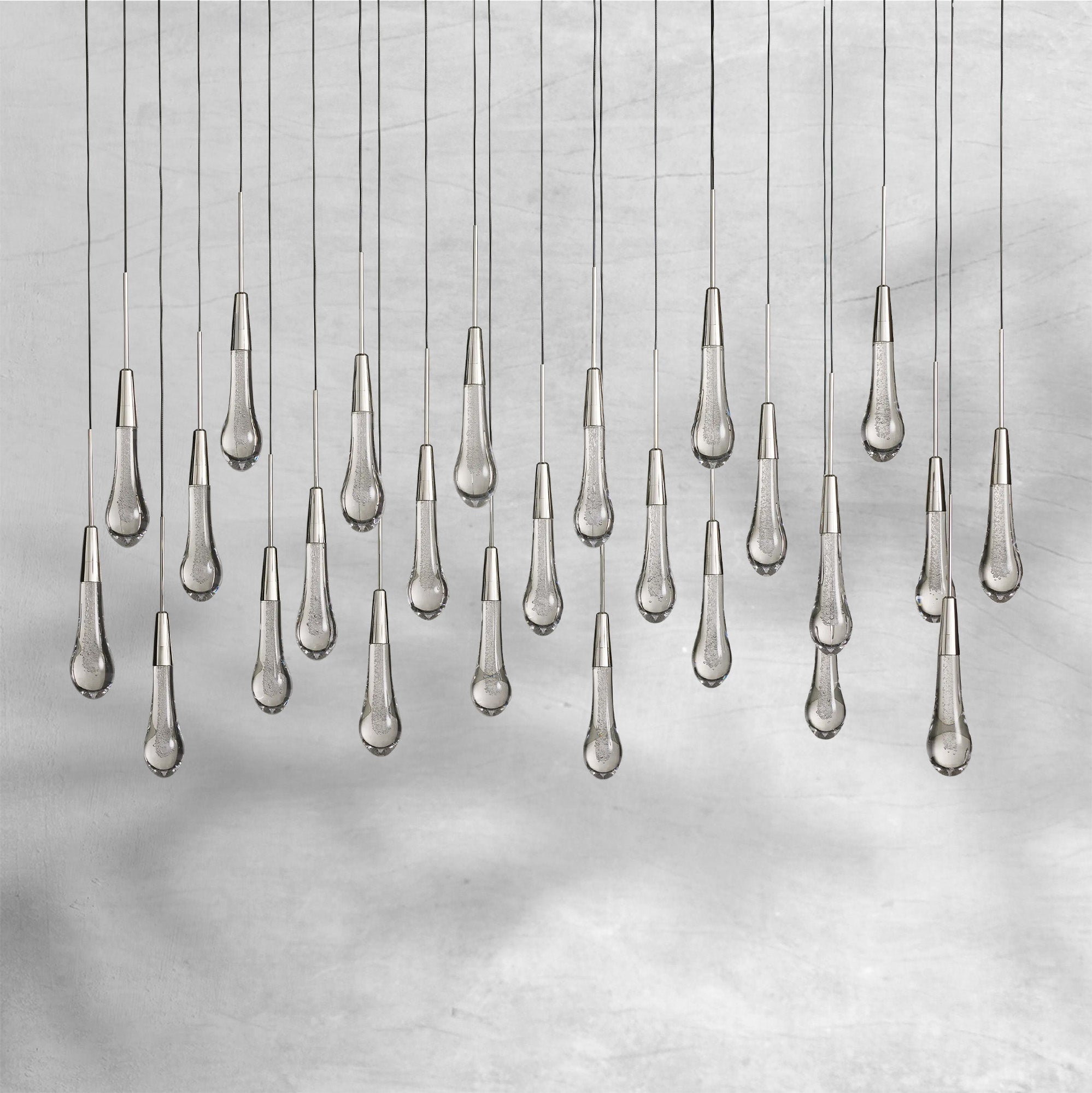 Soltaire Linear Chandelier 37"50"70"