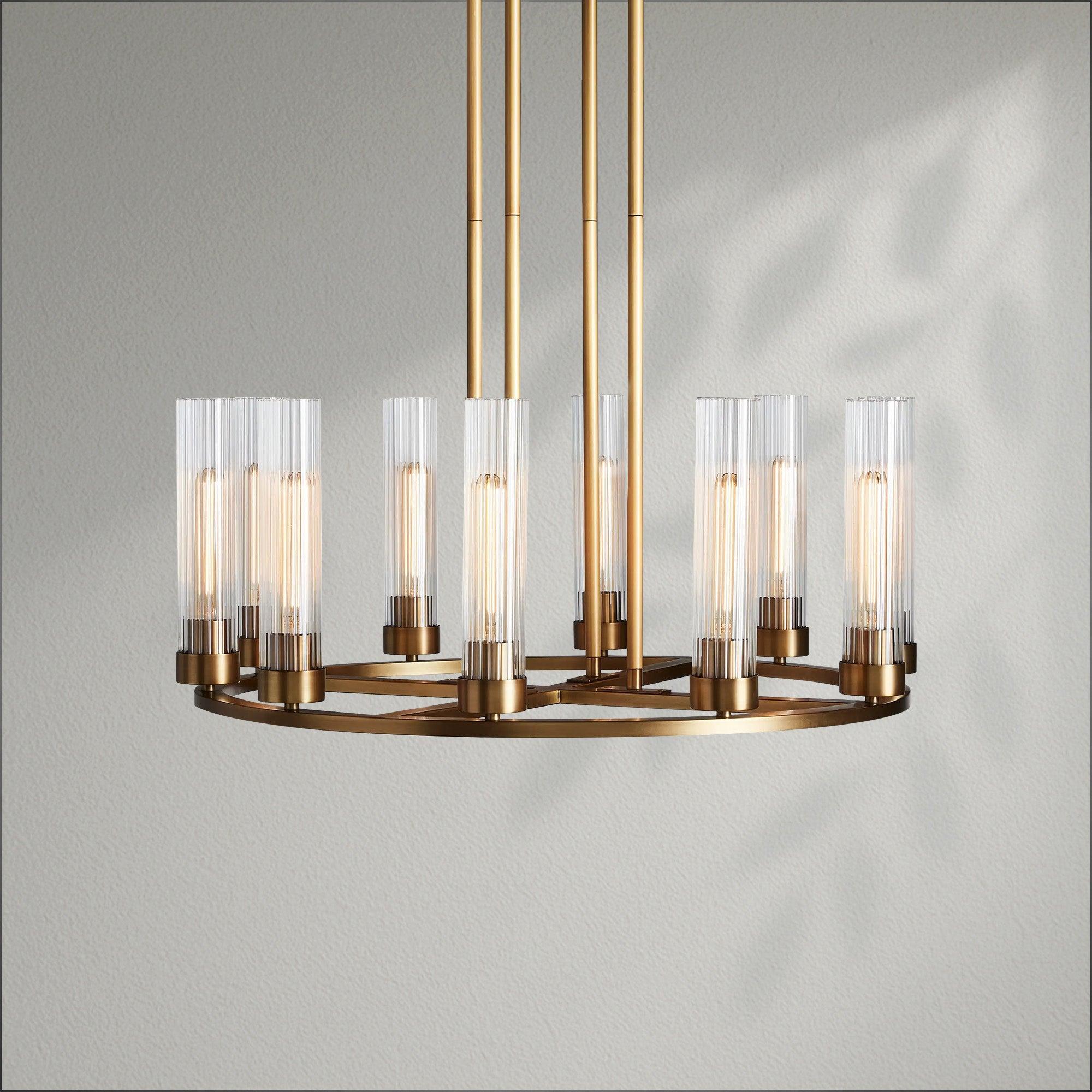 Andrens Round Chandelier 10/12 Light